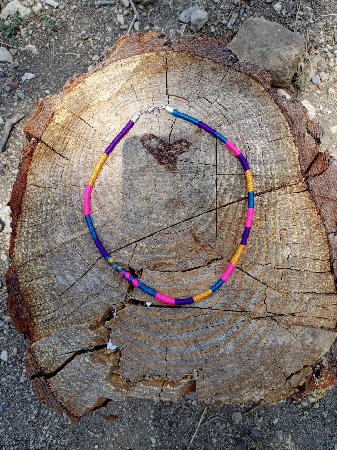 Cotton necklace, water resistant, washable