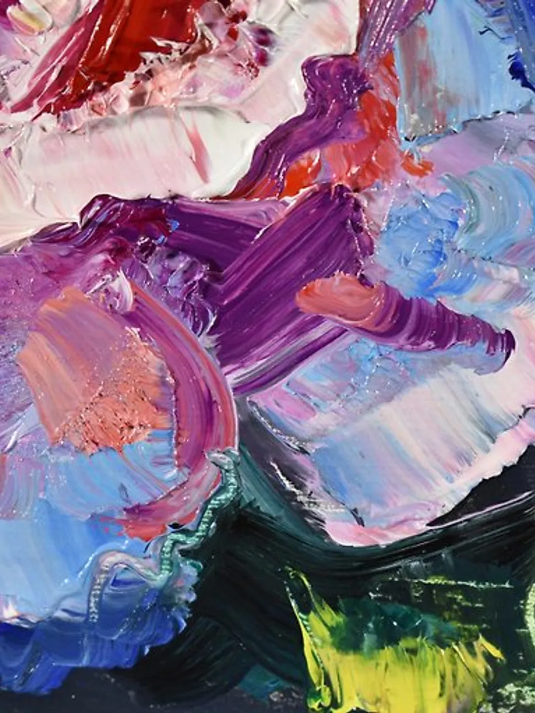 Rose Painting Flower Original Art Artwork Small Oil Impasto Floral Wall Art