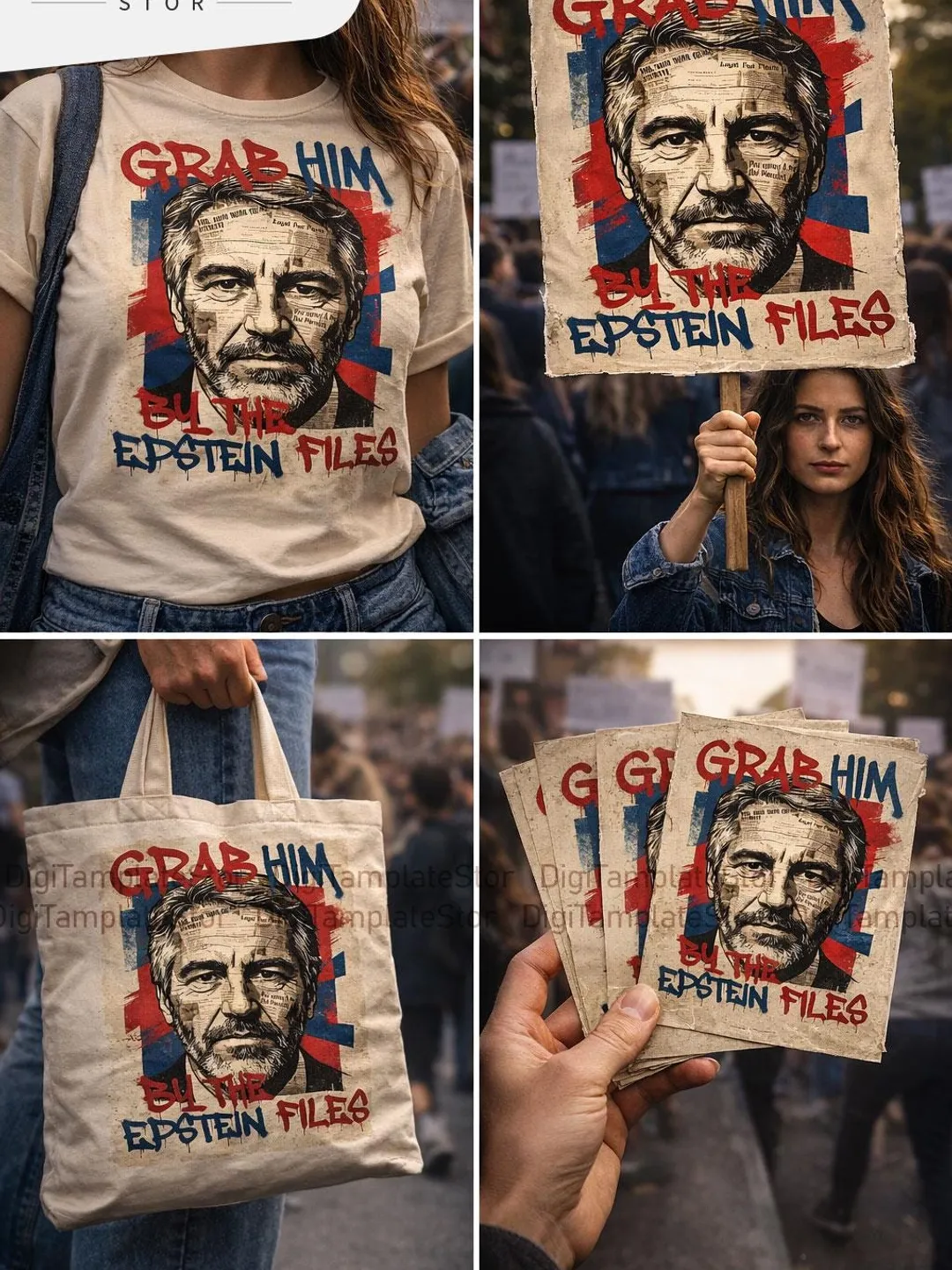 Epstein Files Protest PNG - Anti Trump Design - Jeffery Epstein Wall ...