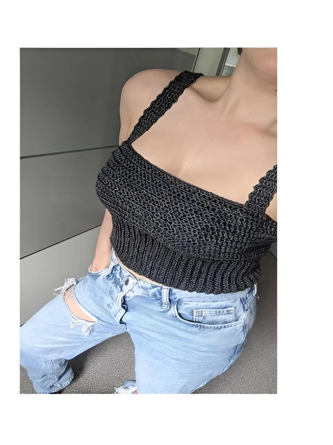 Crop top crochet pattern , easy crochet top pattern, pattern for beginner pdf