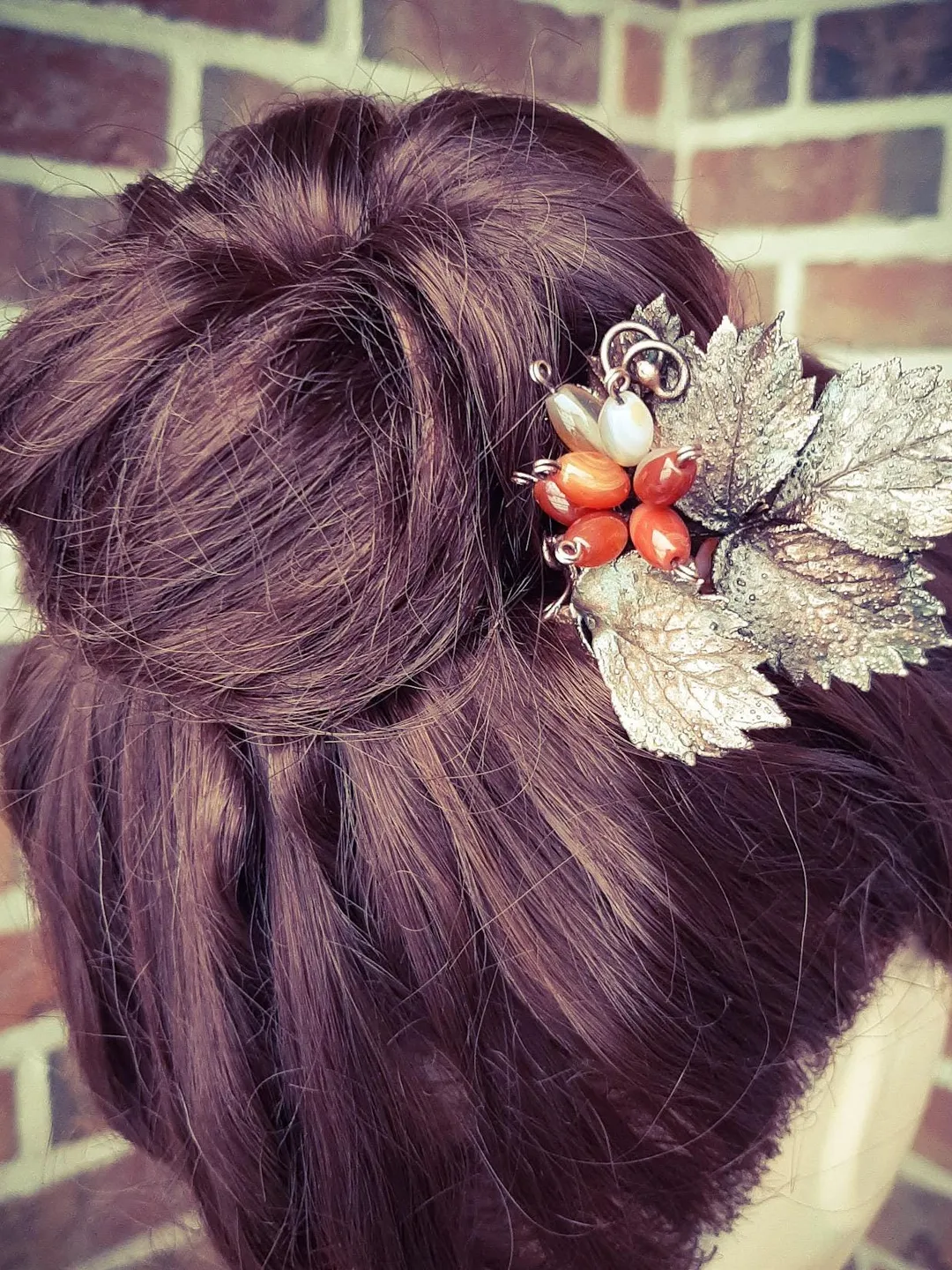 Copper jewelry, hair accessories, hairpin, gift for her, electroformed, electroforming, jewelry for hair, handmade jewelry