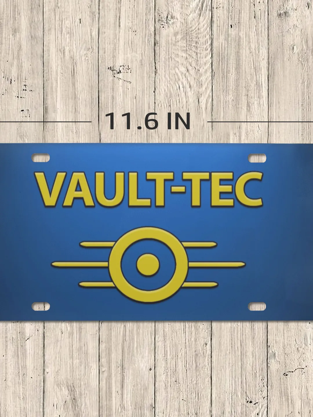 Particle Fallout Plate Fallout Vault Tec License Plate