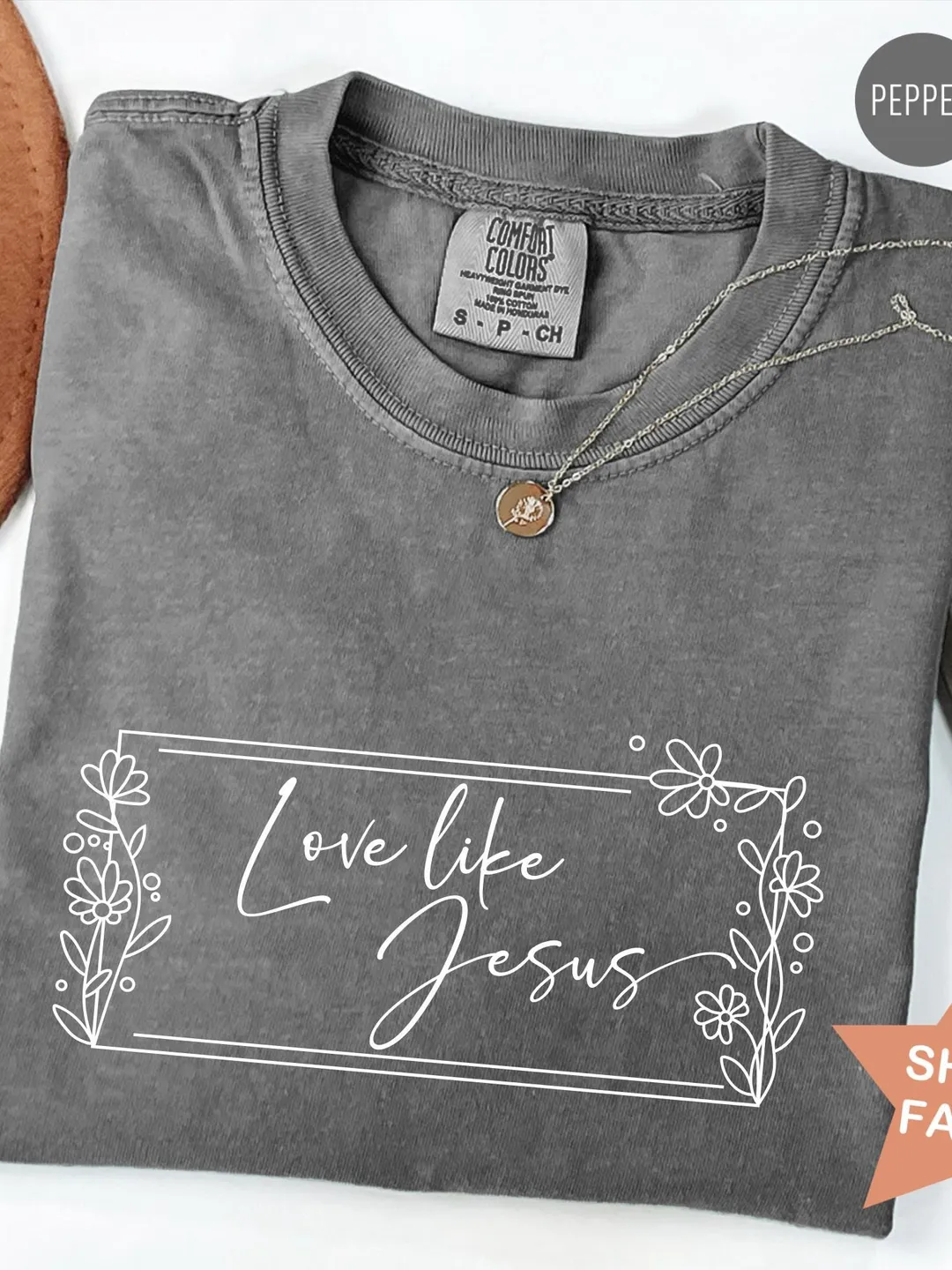 Comfort Colors® Love Like Jesus Shirt, Christian Shirt, Inspirational Shirt, Religious Mom Shirt, Christian Apparel Gift, Christmas Gift