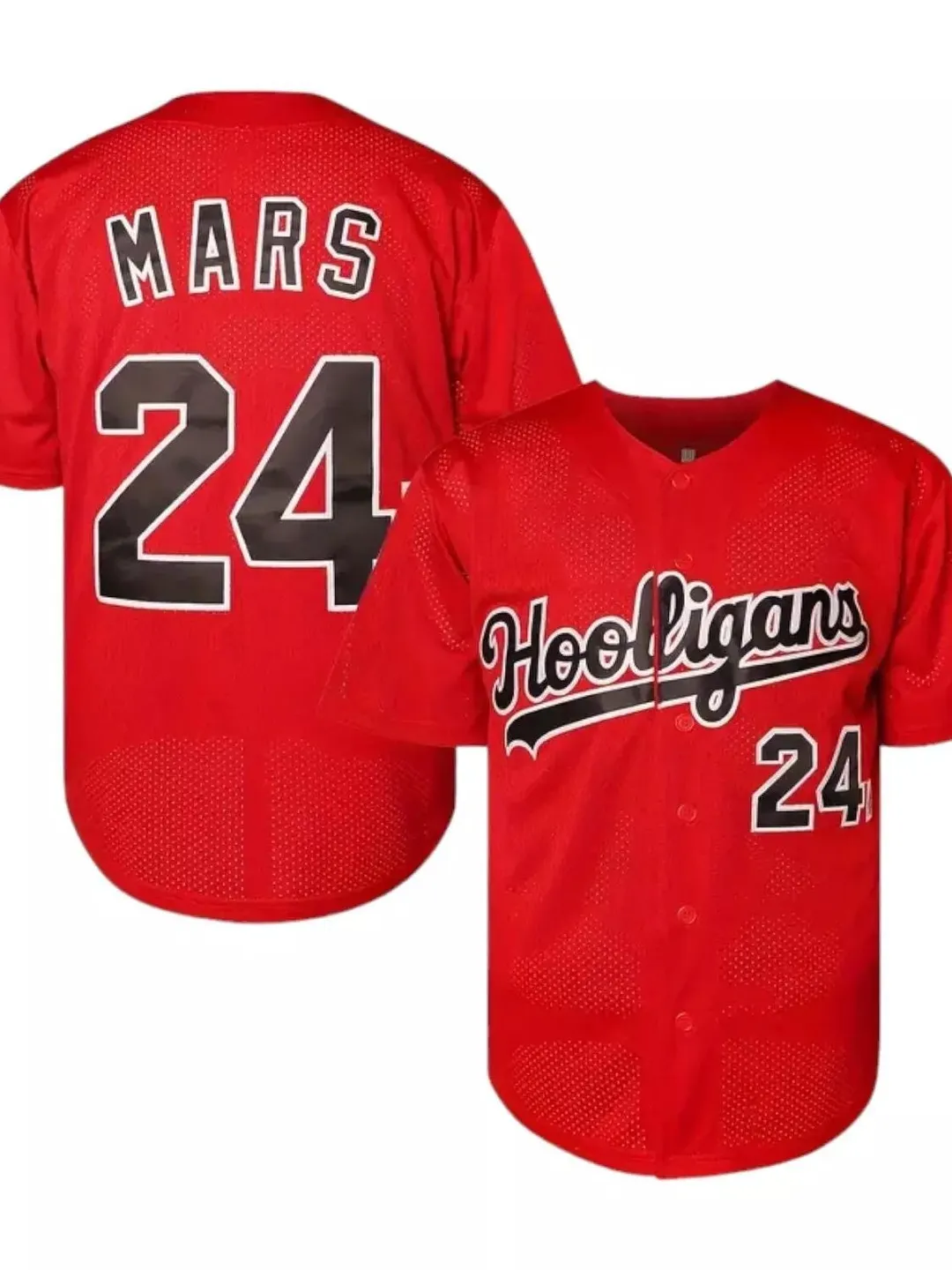 Throwback Bruno 24K Hooligans Baseball Sublimation Jersey