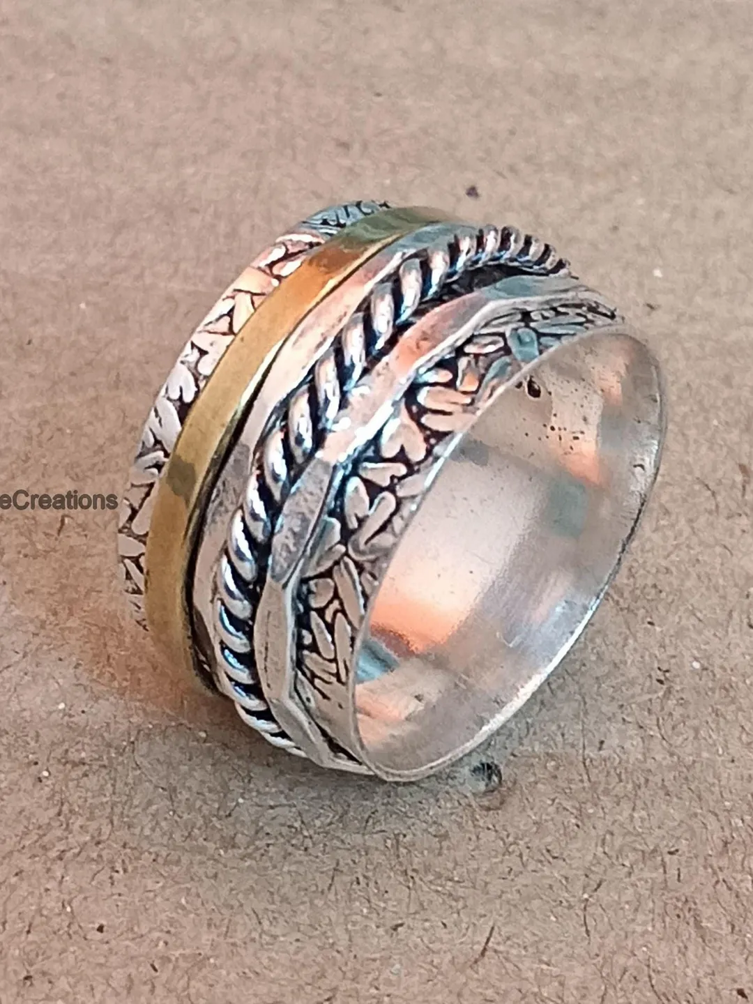 Most Popular Ring, Handmade Ring, 925 Sterling Sliver Ring, Meditation &Band Ring, Spinner Ring, Wedding Gifts Ring, Engagement Ring,