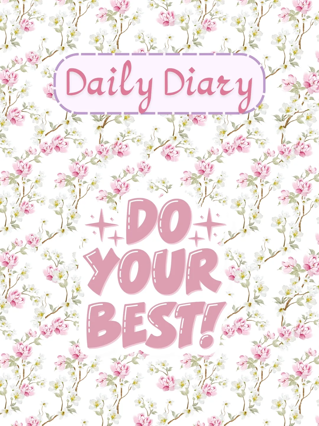Printable Notes Diary 50 Pages | Lined Journal PDF | Writing Notebook ...