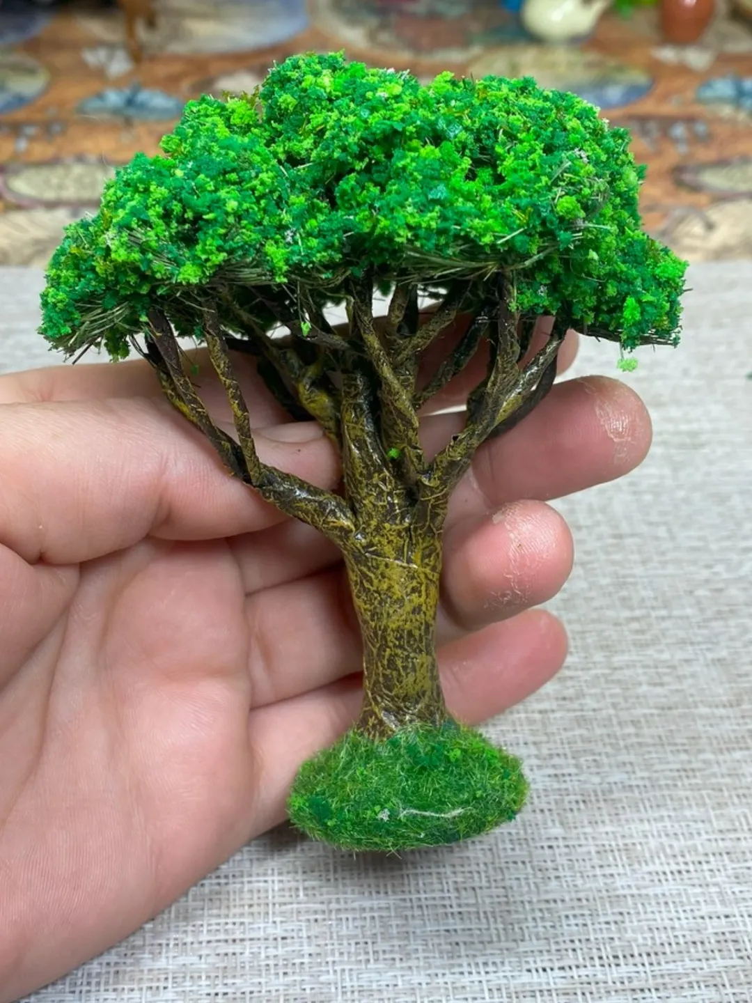 Tree for doll garden. Dollhouse miniature. 1:12. Plants for a dollhouse.
