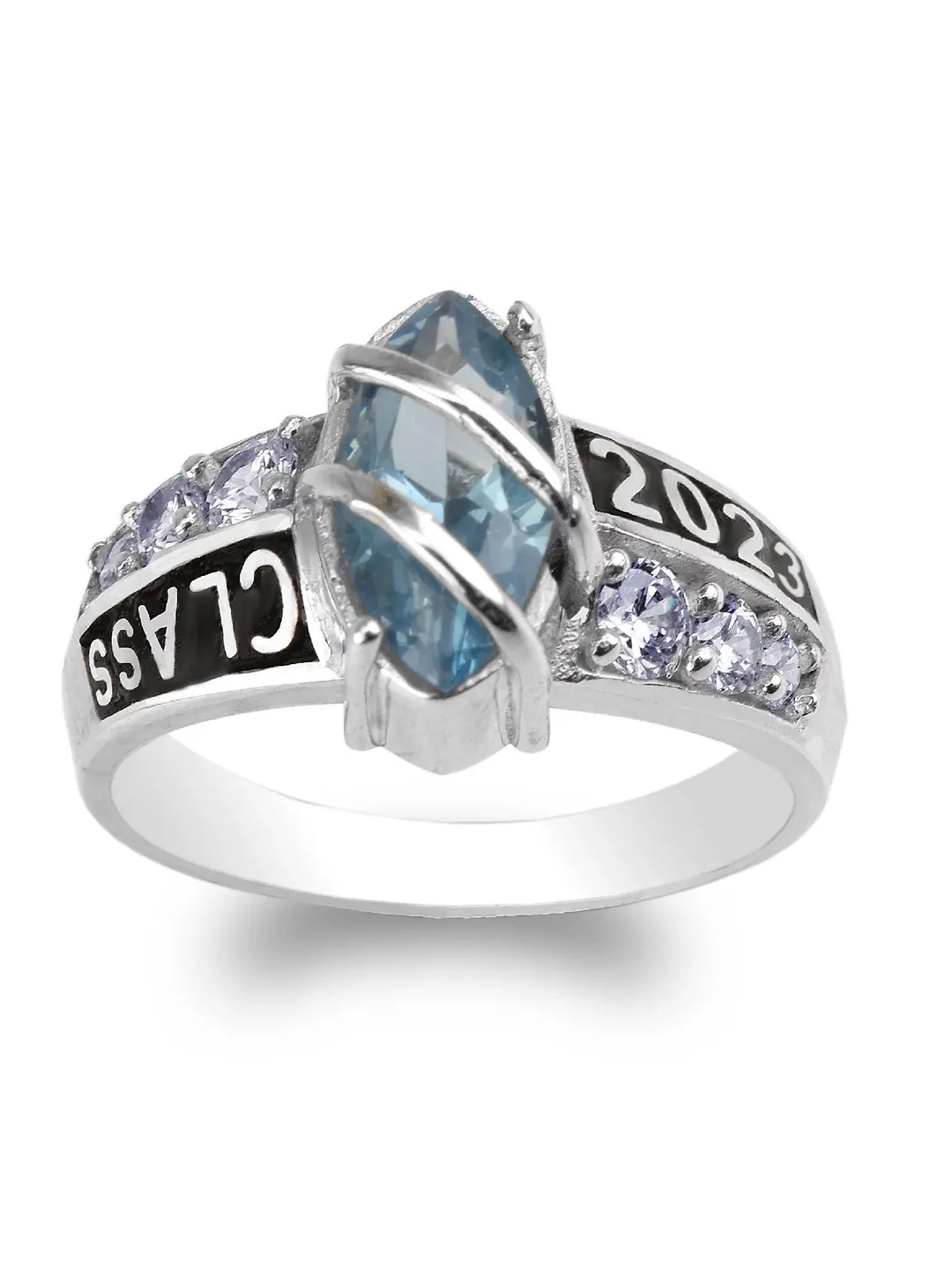 Men's And Women's Class Ring • Full Personalized University High School ...