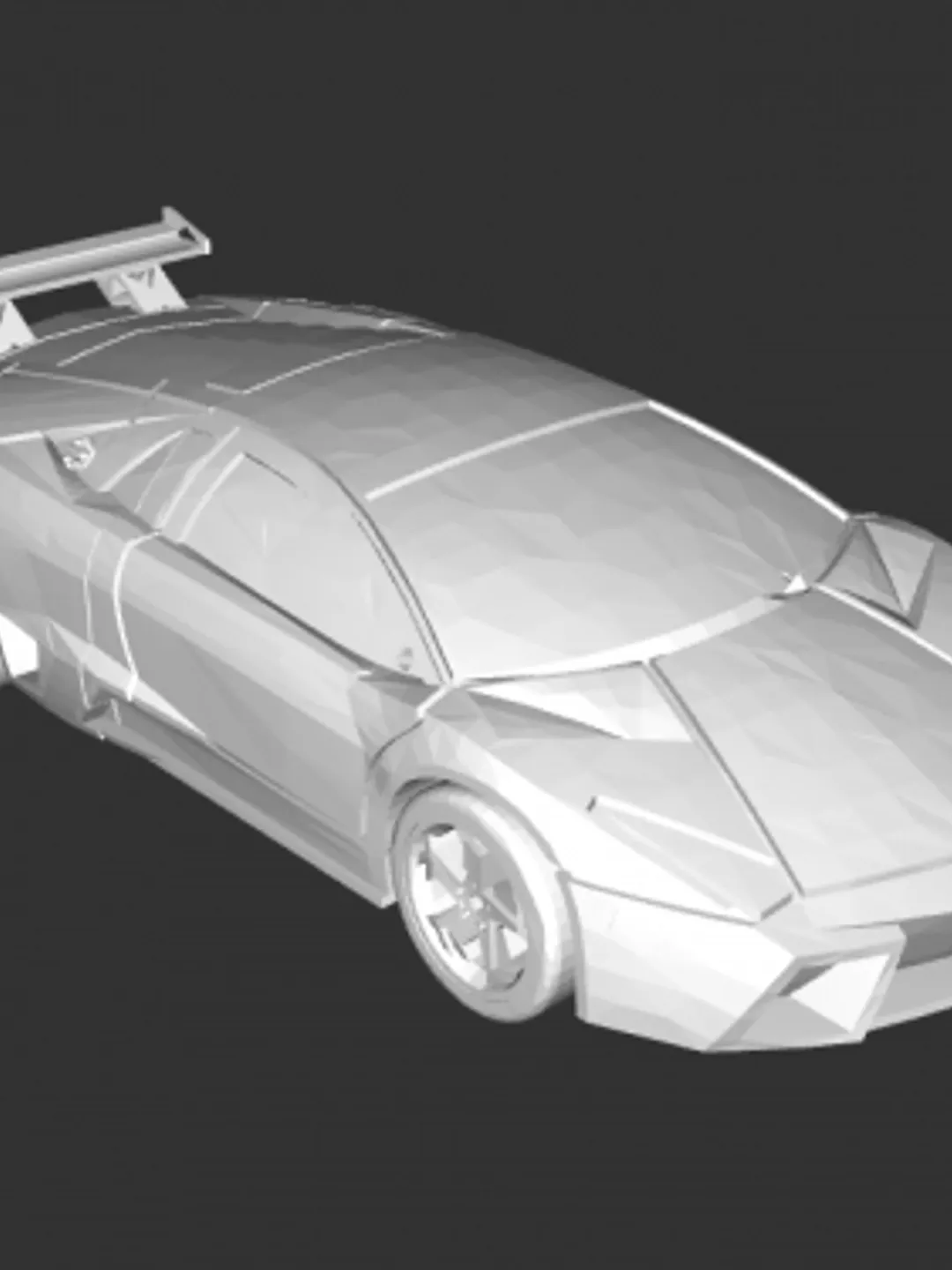 Beauty 1 3d Model Car STL 3D Printing Lamborghini Reventon