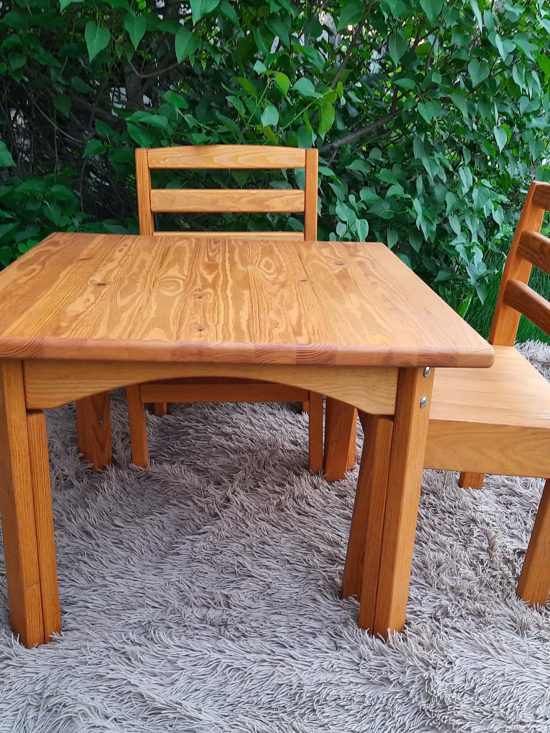 Child wood table and chair from 2 years Adjustable table and chairs in height in 3 positions Kids furniture Montessori table and chairs