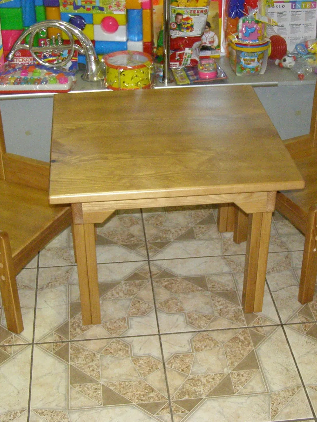 Kids furniture Kids wood table and chairs adjustable in height in 3 positions Custom toddler table and chair Montessori child furniture