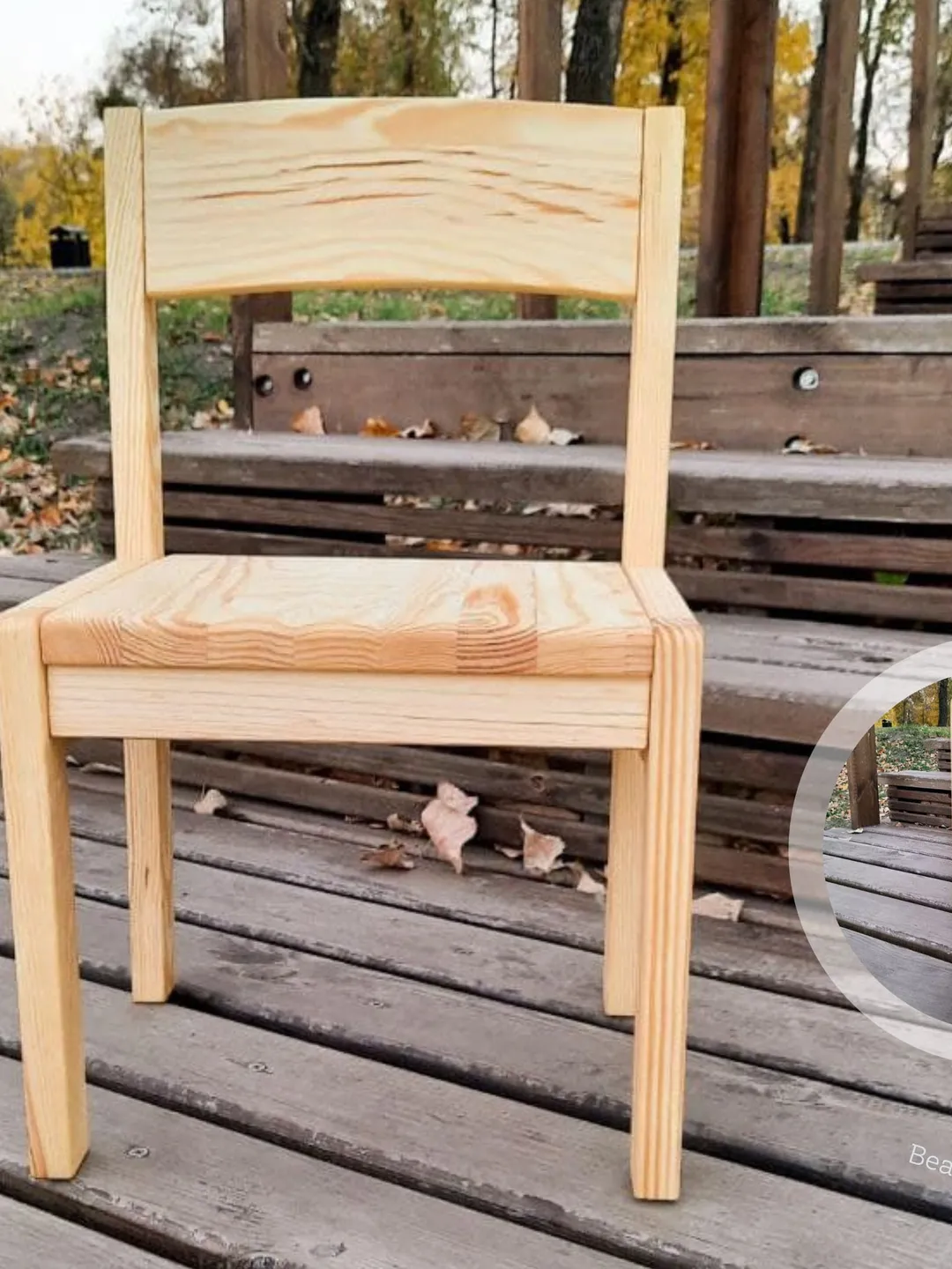 Custom painted wooden chair for kids Personalized child chair height adjustable from 2 years Nursery furniture Montessori Waldorf wood chair