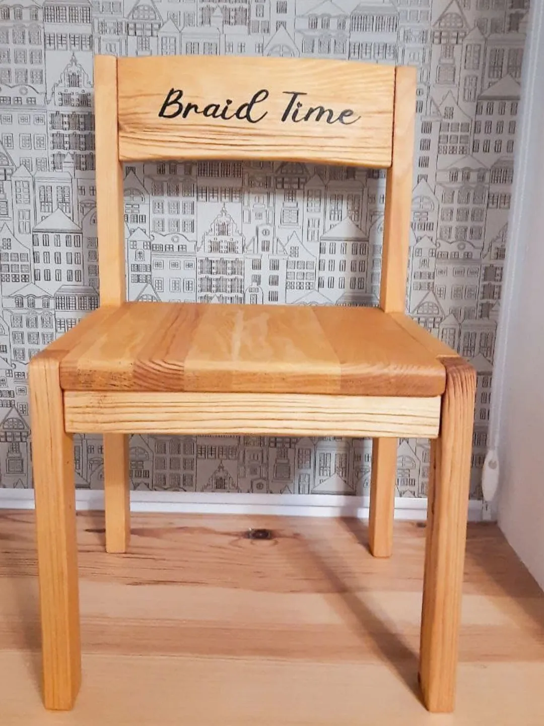 Wood chair child Montessori furniture Toddler chair height adjustable in 3 positions for kids from 1.5-2 years Waldorf furniture