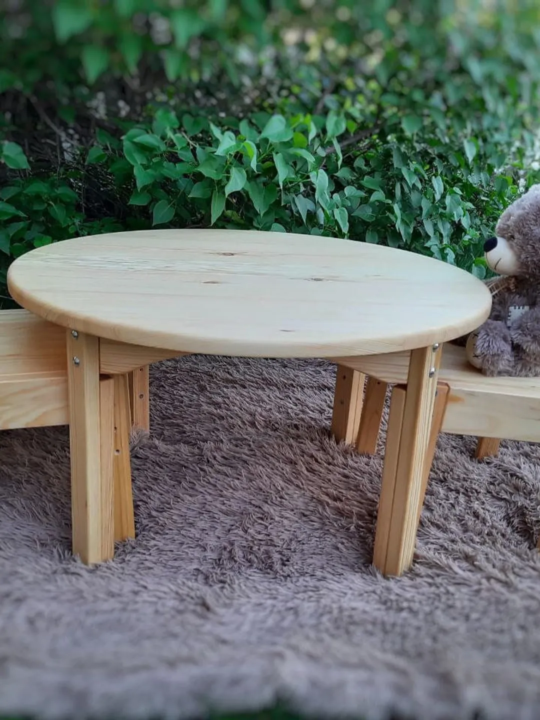 Kids table and chair set, Nursery furniture, Children's adjustable table and chair for 3 positions from 1 year, gift from grandma