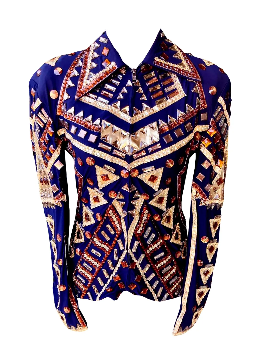 Equestrian Showmanship Jacket | Couture Rhinestone Riding Jacket