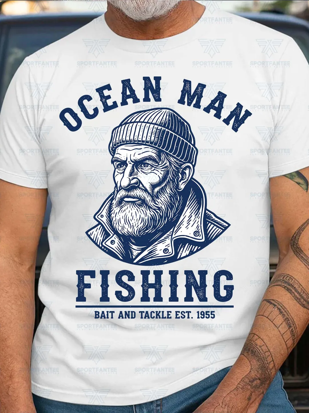 Ocean Man Fishing Shirt – Fisherman Gift for Dad Father’s Day