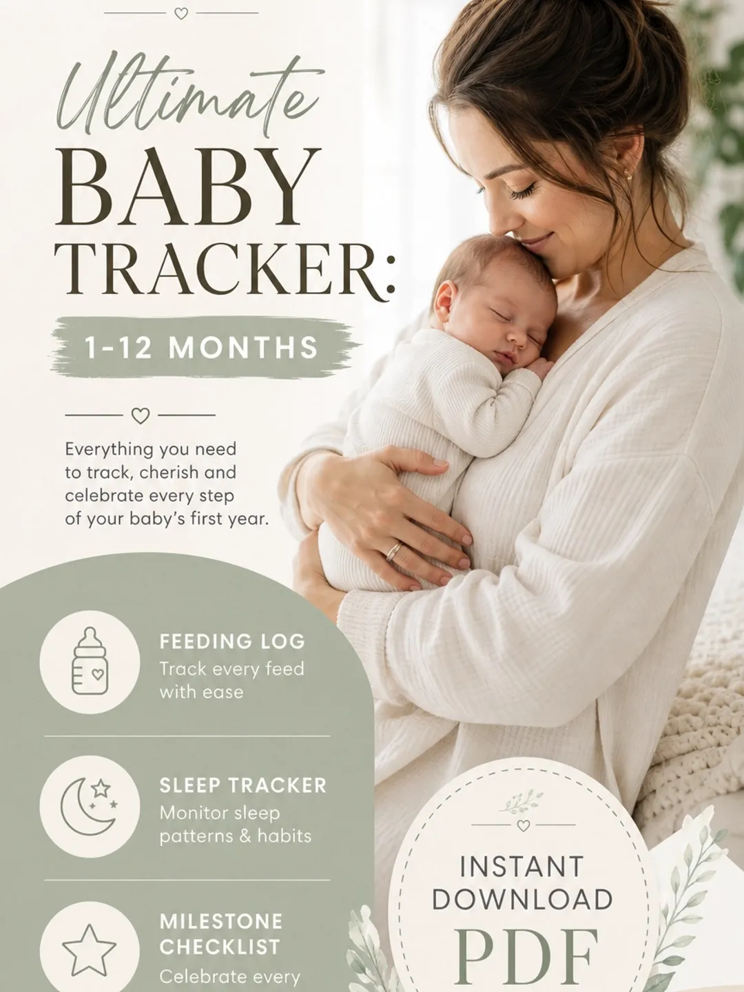 Mother Baby Report Sheet Printable, Postpartum Care Tracker, Newborn ...