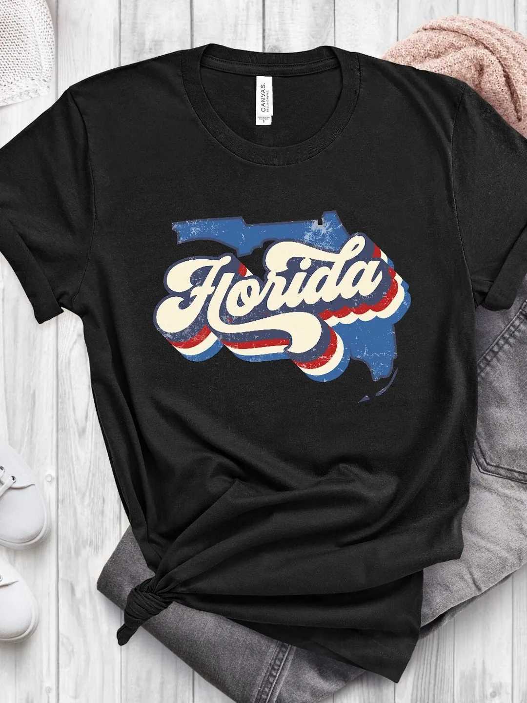 Florida State Vintage Shirt: Retro College Style Soft Cotton Blend
