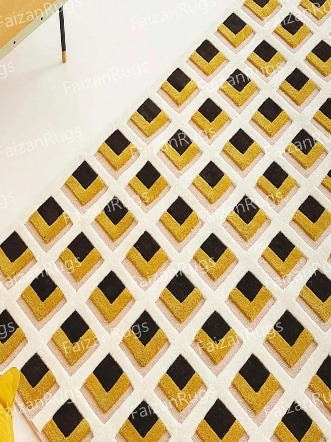 Buy 9x12 Yellow Hand Tufted Rug 100% Wool For Living Room, Bed Room, Kids Room In Any Size 10x14,10x12,9x12,8x10,6x9,5x8,4x6