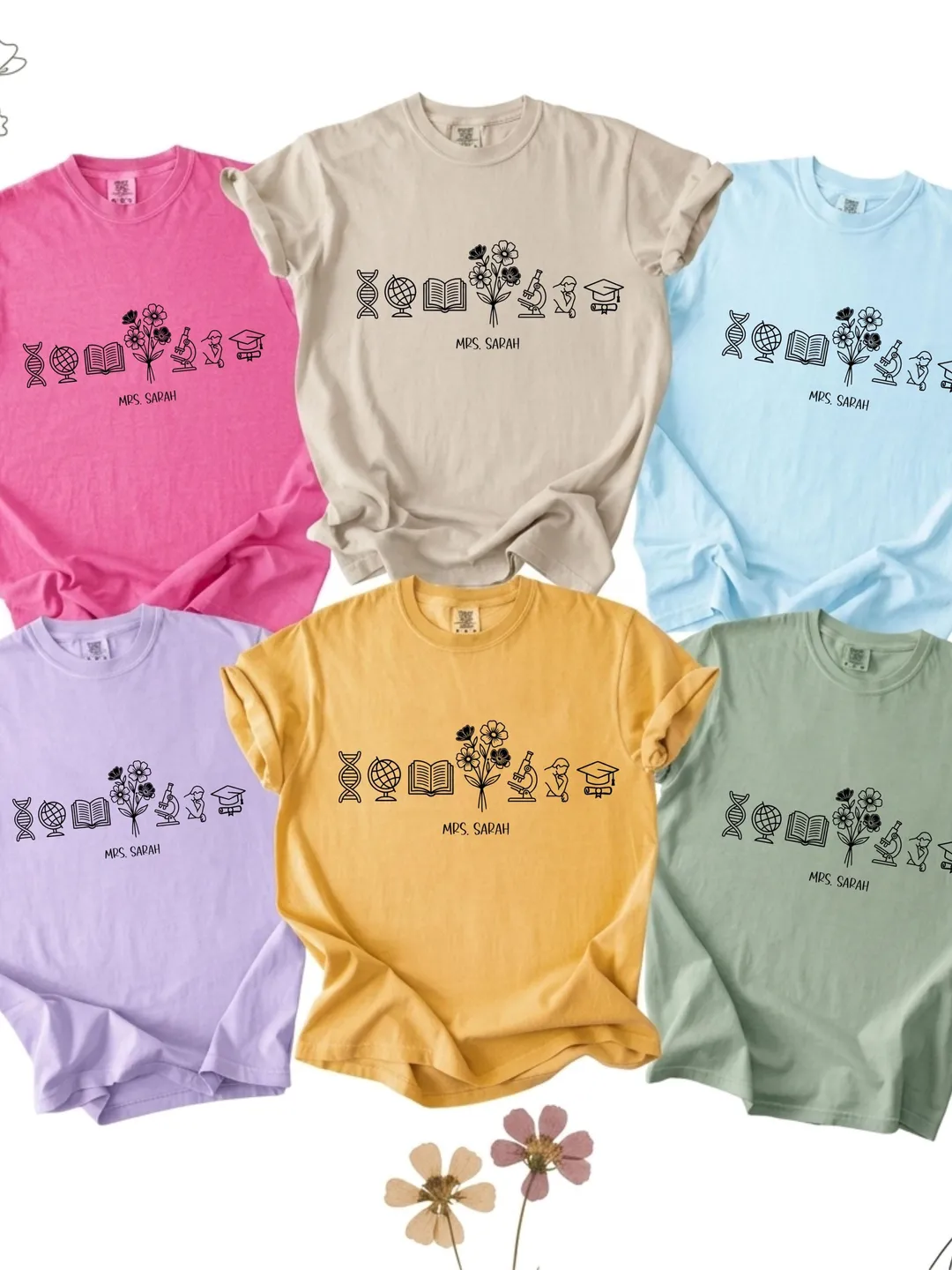 Kindergarten Teacher Shirt Personalized with Name | Custom Teacher Team Tee | Back to School Teacher Shirt | Preschool Teacher