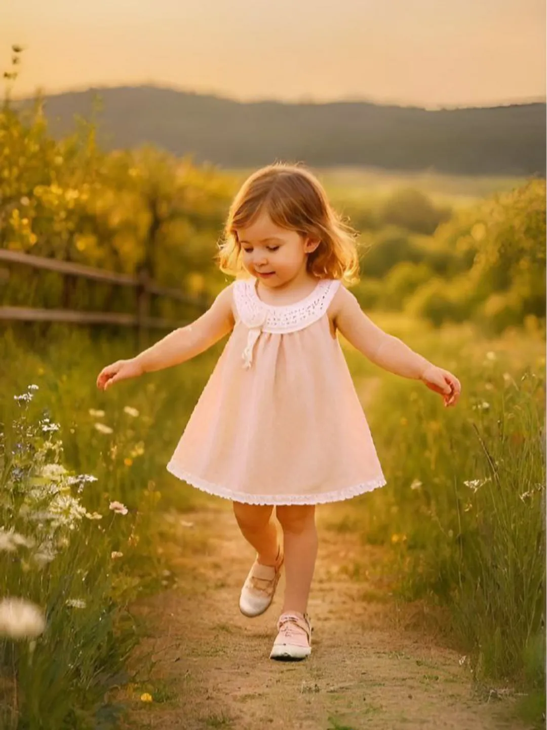 Pinc baby dress, toddler pink dress, girl cotton dress, Newborn dress, one  months, preemie dress, Princess Party dress