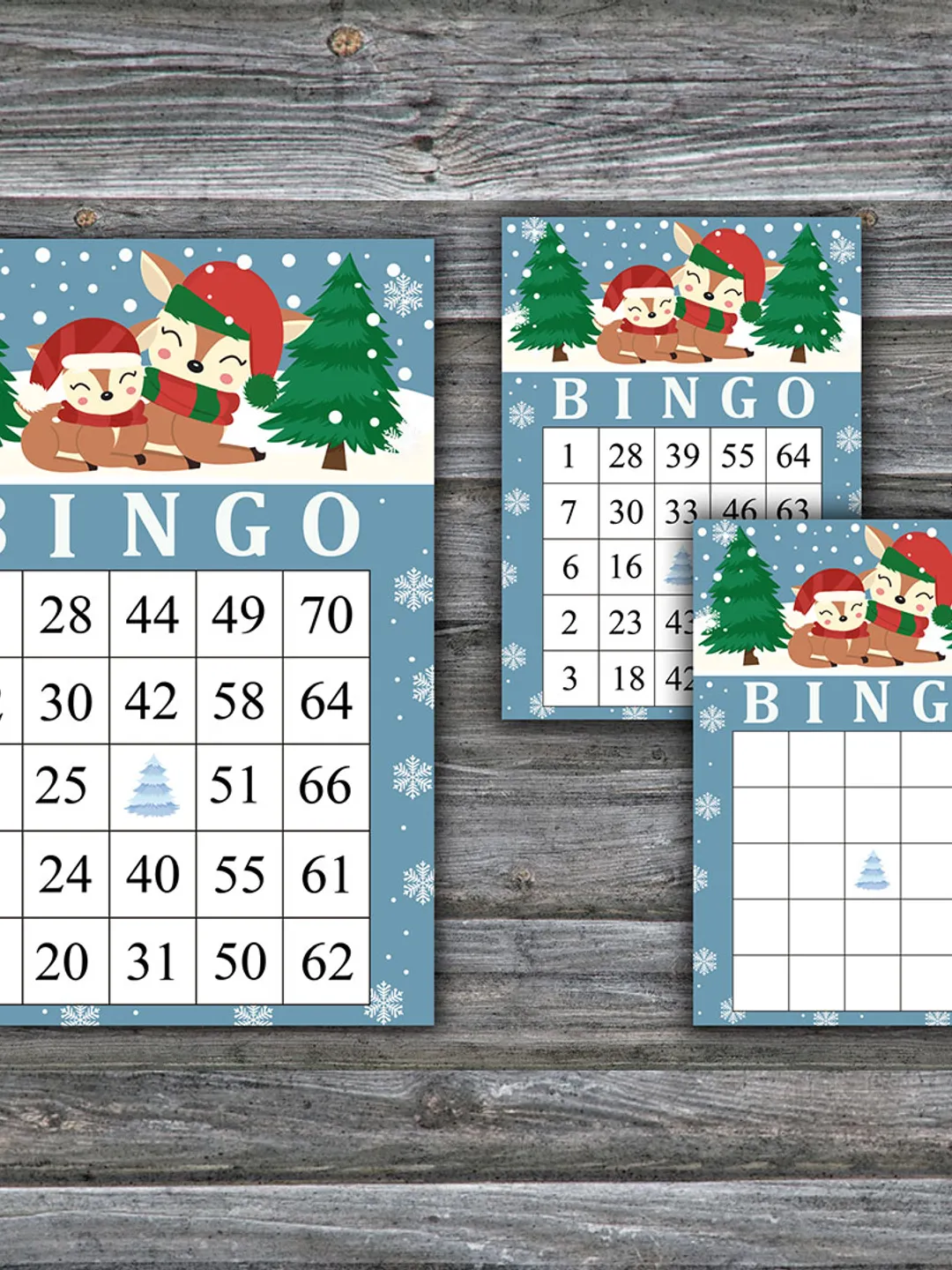 Christmas deer bingo game card,Christmas bingo game card,Christmas Bingo Printable,Holiday Bingo Card,INSTANT DOWNLOAD87