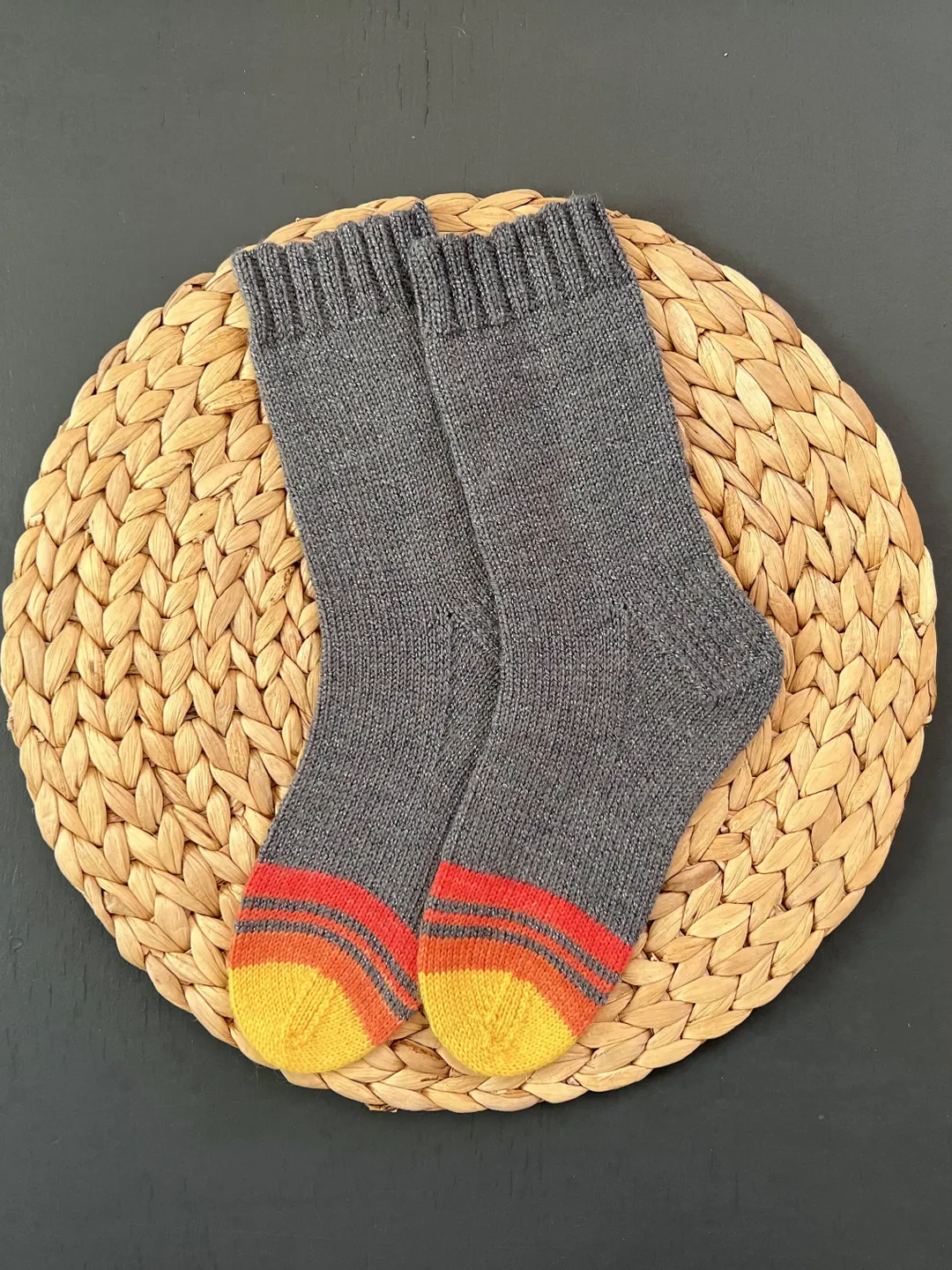 Handmade womens socks | Warm knitted accessory
