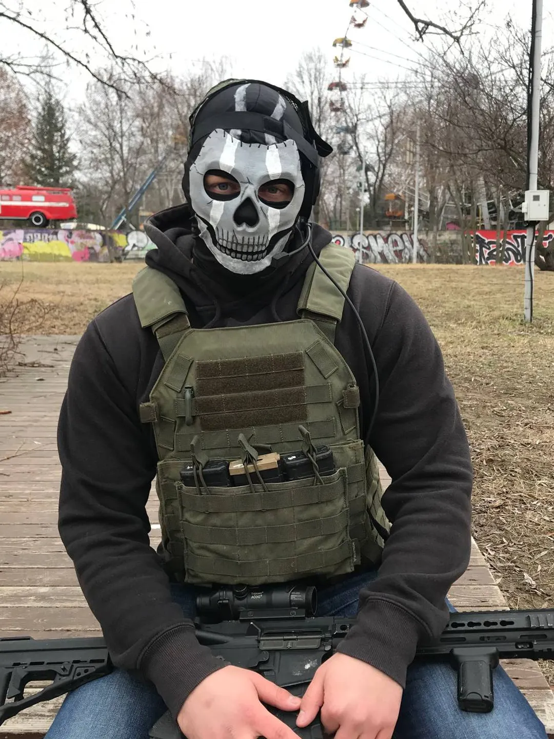 Ghost mask / Airsoft mask / Skull mask