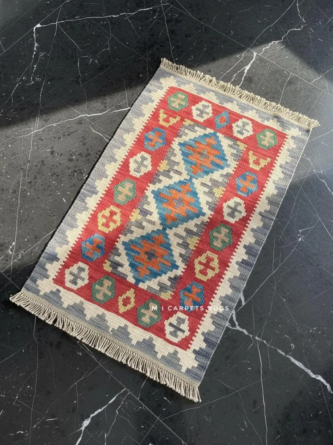 Maria Killam Rug Handwoven Kilim Accent Rug - Area Rug for Entryway, Kitchen, or Boho ...
