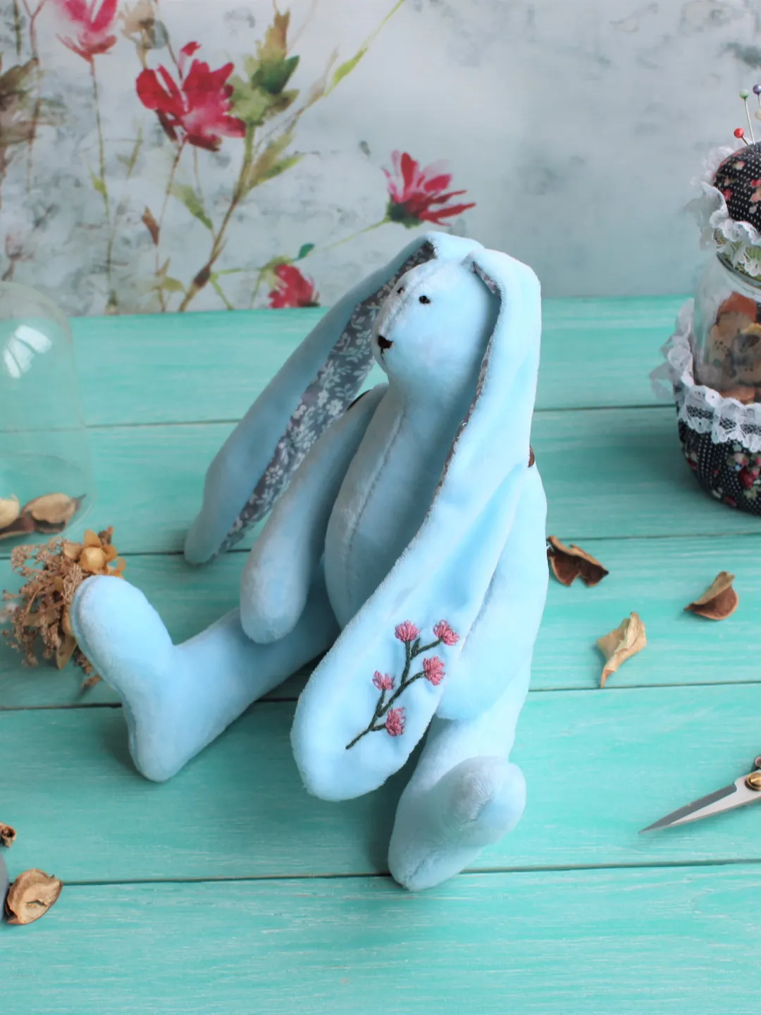 Stuffed animal pattern – Bunny Toy sewing pattern - Christmas gift idea