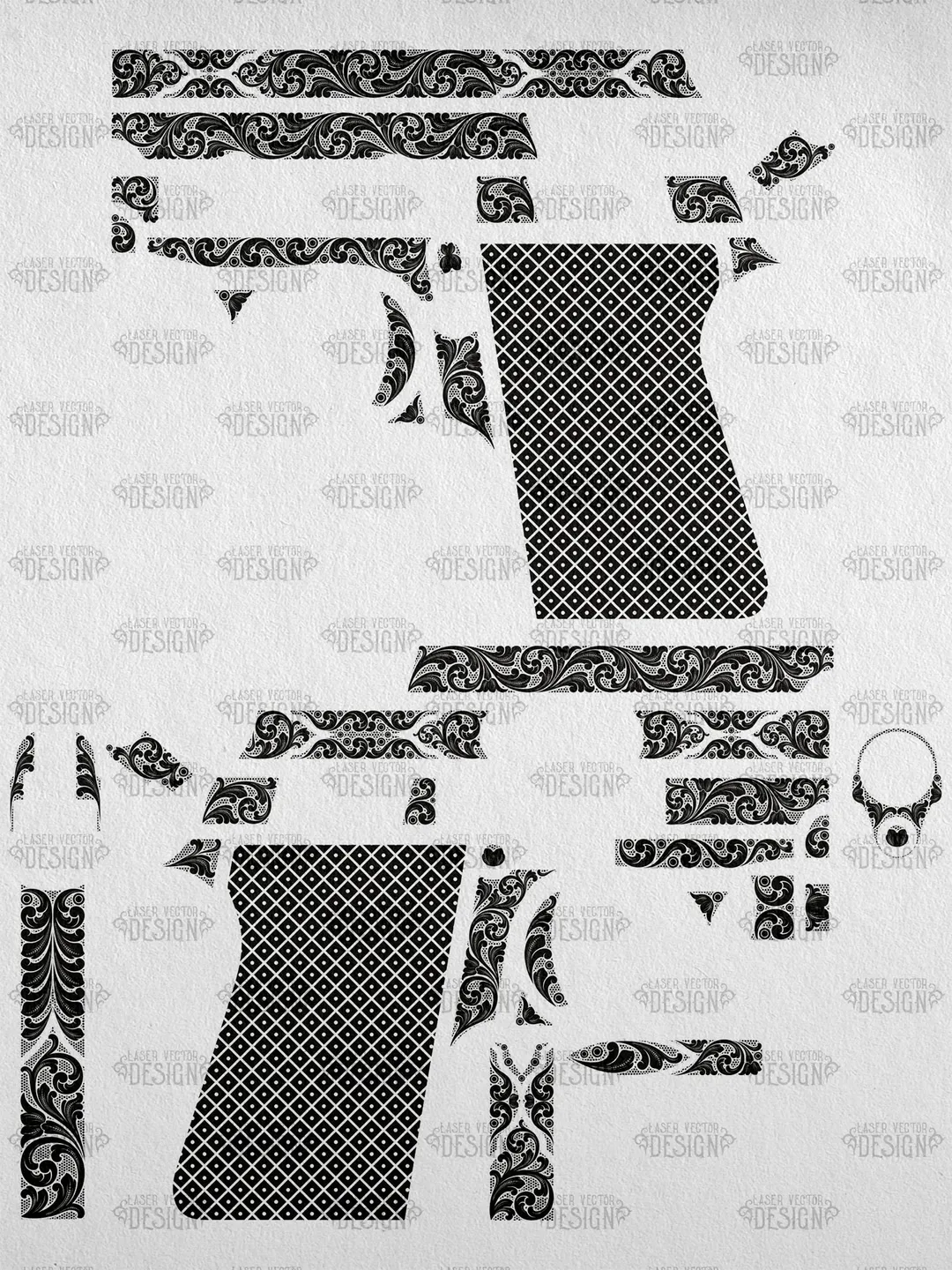 VECTOR DESIGN Colt 1968 Junior Classic Scrollwork