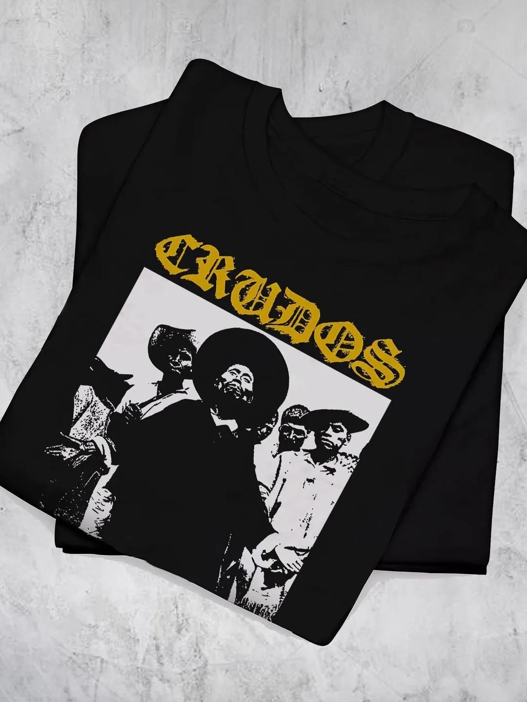 Los Crudos Band T-Shirt Illegal Y Que Hardcore Punk Tee Queercore