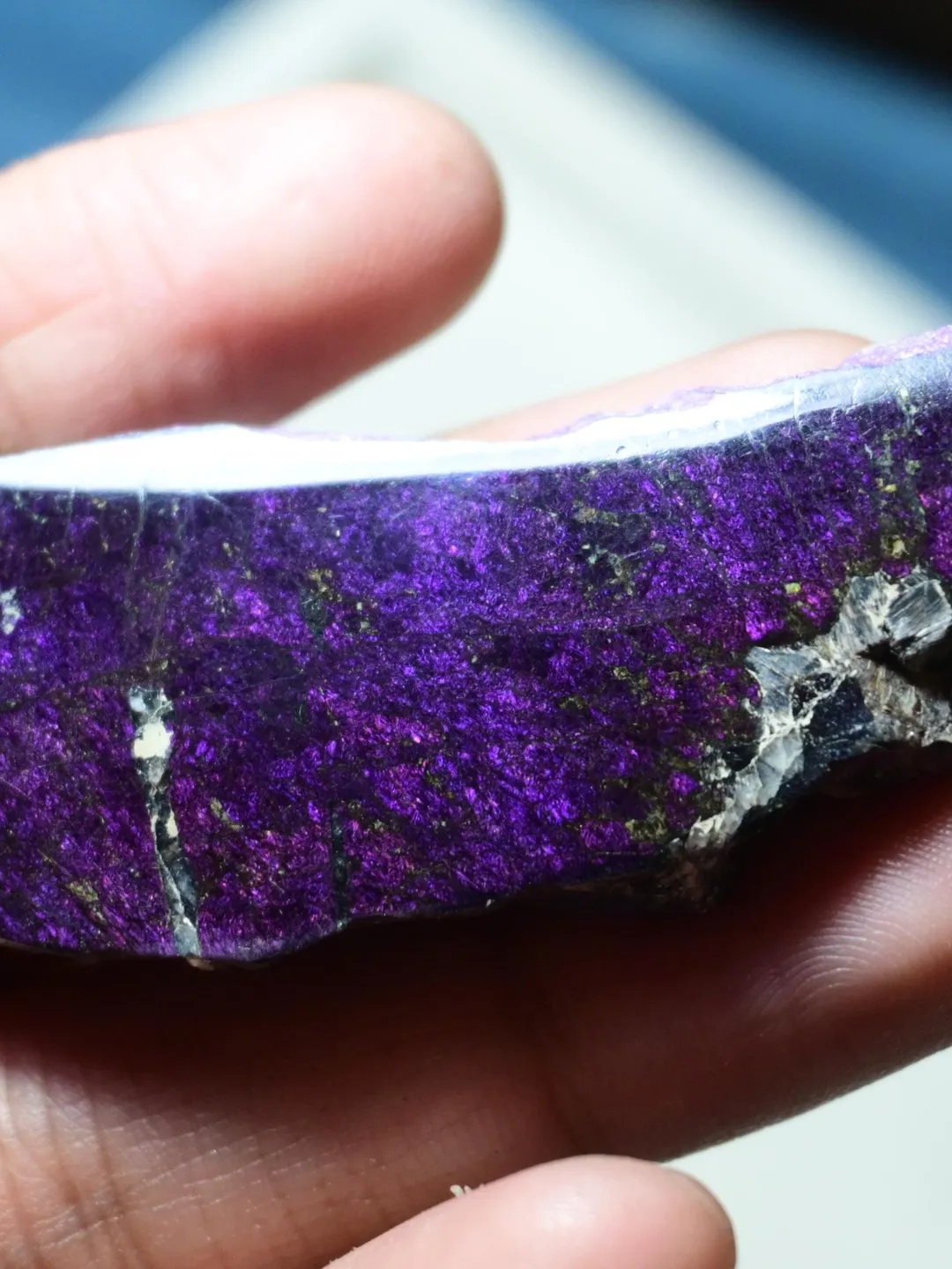 Purple Slabs Rocks Purpurite Druzy: 118 ct Natural Purple Crystal Slab for Jewelry Making ...