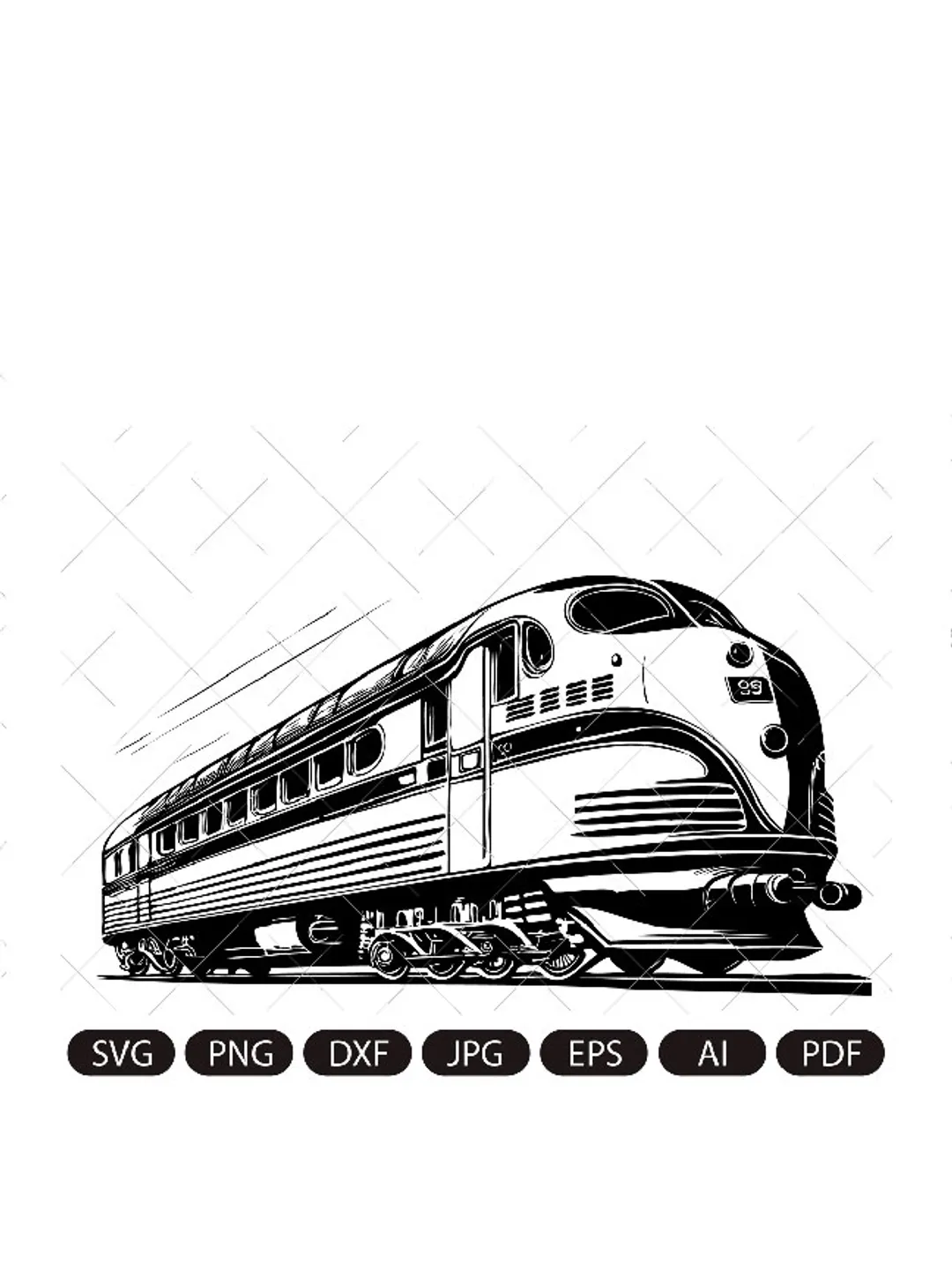 Train SVG/retro train svg/ flights train svg/ transportation svg/ decal/  stencil/ vinyl / cut file/ cricut/ cuttable file/ silhouette, image size:1080x1440