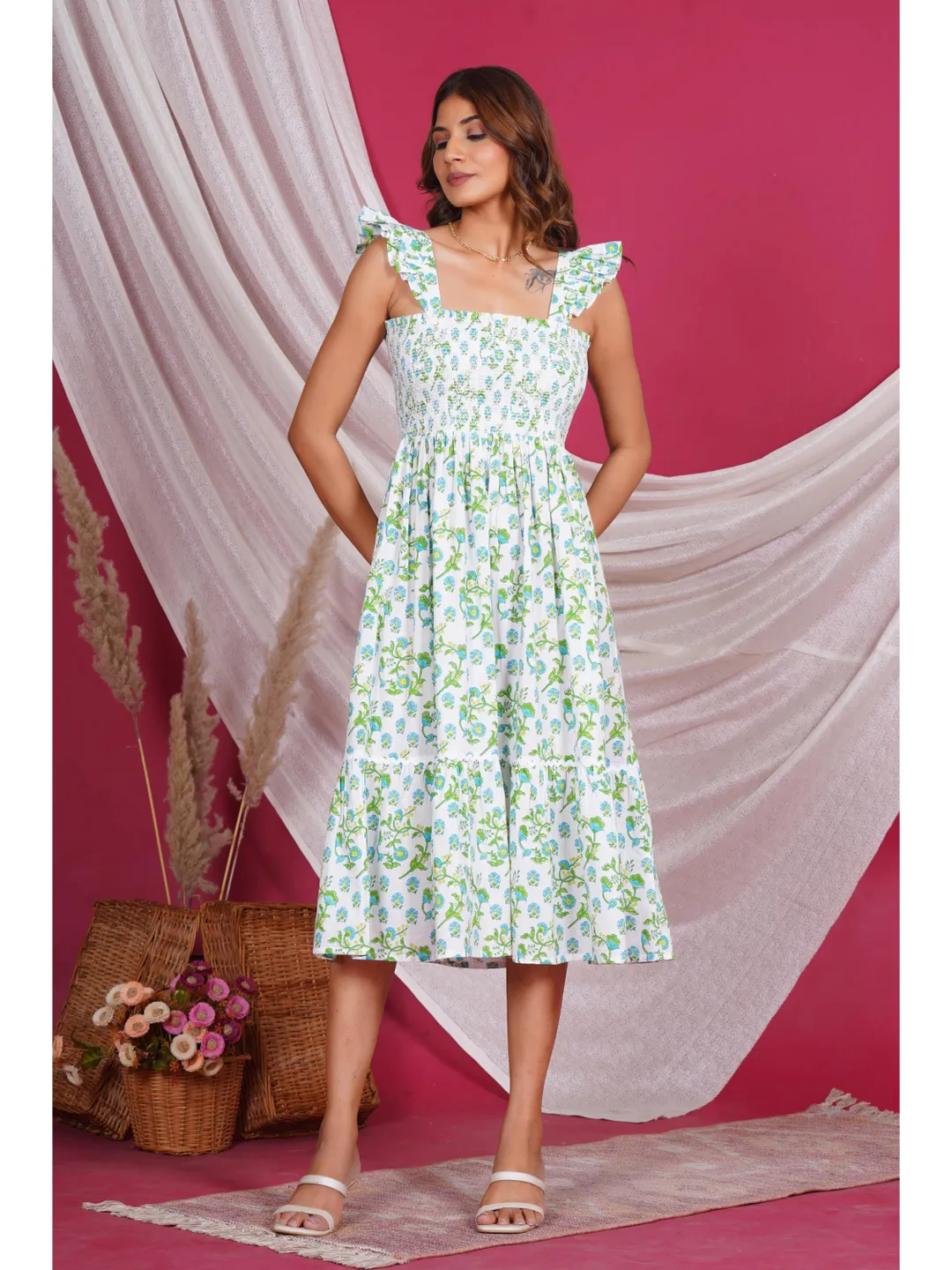 summer dresses womens OUGES Dress with Pockets Casual Lightweight Flowy Midi Sundress Work Church Wedding Guest Dresses(Black,S) at Amazon Women's Clothing store Size:44/ US 12-14 collection: womens_printeddresses brim hat and oversized Dress to impress: Unlocking
