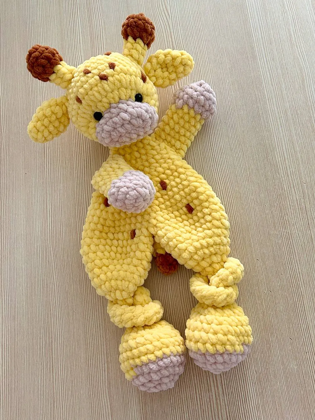 Crochet giraffe lovey pattern Amigurumi giraffe snuggler pattern Crochet plushie pdf tutorial