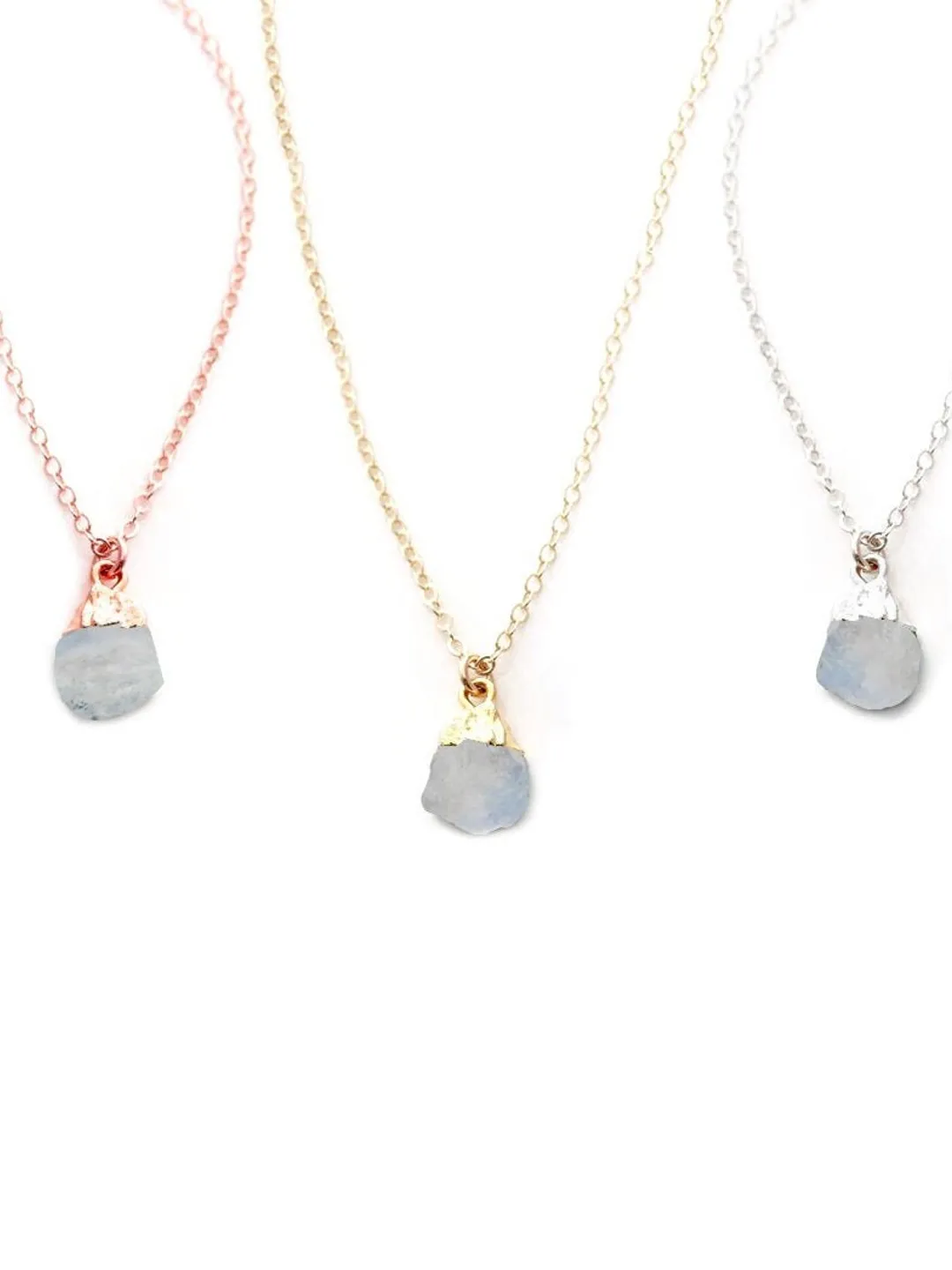 Raw Rainbow Moonstone Pendant, Blue Fire Crystal, Natural Jewelry (June Birthstone), Gemstone Necklace, Handmade Boho Jewelry Gift