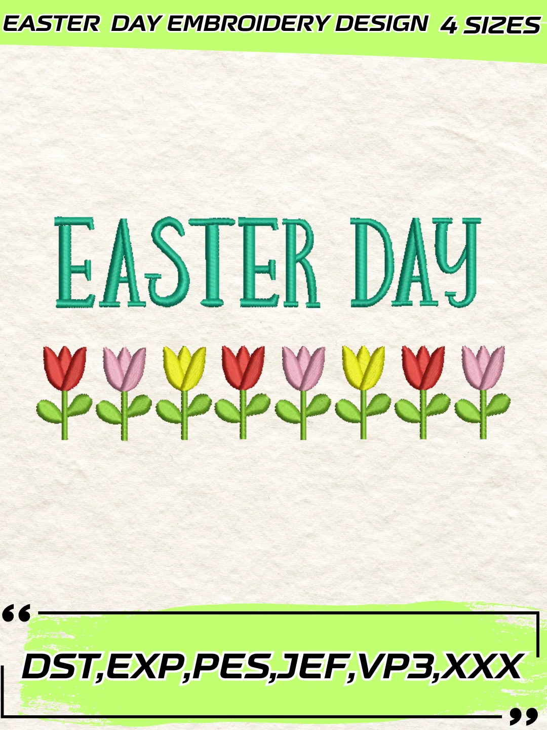 Tractor Easter Embroidery Design,Easter Day Embroidery Design,Machine ...