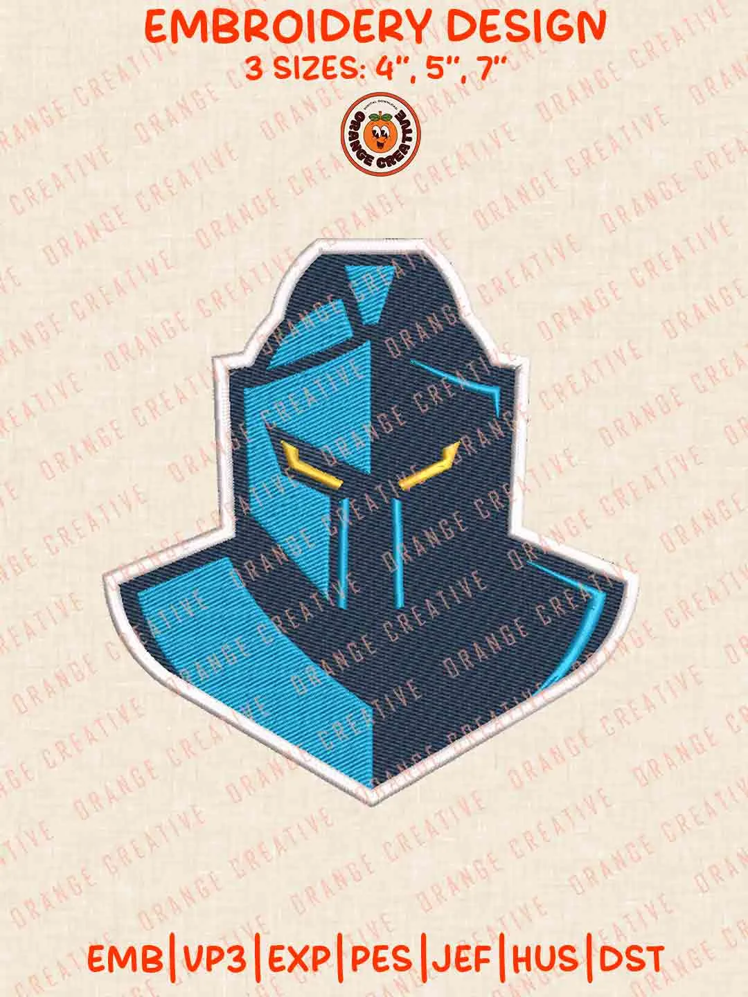 Gold Coast Titans Rugby Logos Embroidery Design, NRL Team Machine Embroidery Digitized Pes File, 4 Sizes, Custom Size, Instant Download
