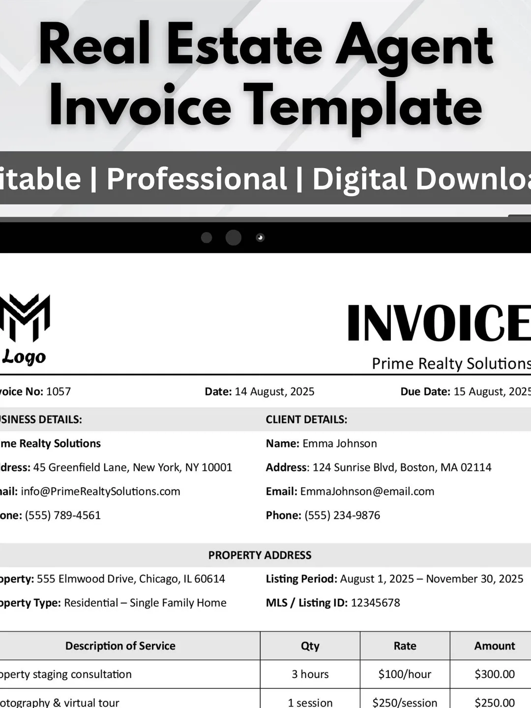 Editable Purchase Agreement Template – Word & PDF | Business, Property ...