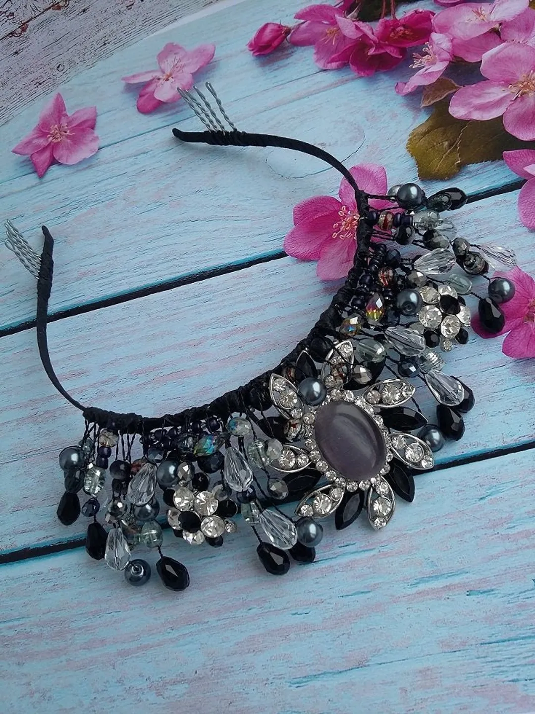 crystal diadem,crystal headpiece,evening look,beautiful crown,rhinestones, expensive luxury,tiara for wedding,royal crown,crystal headpiece