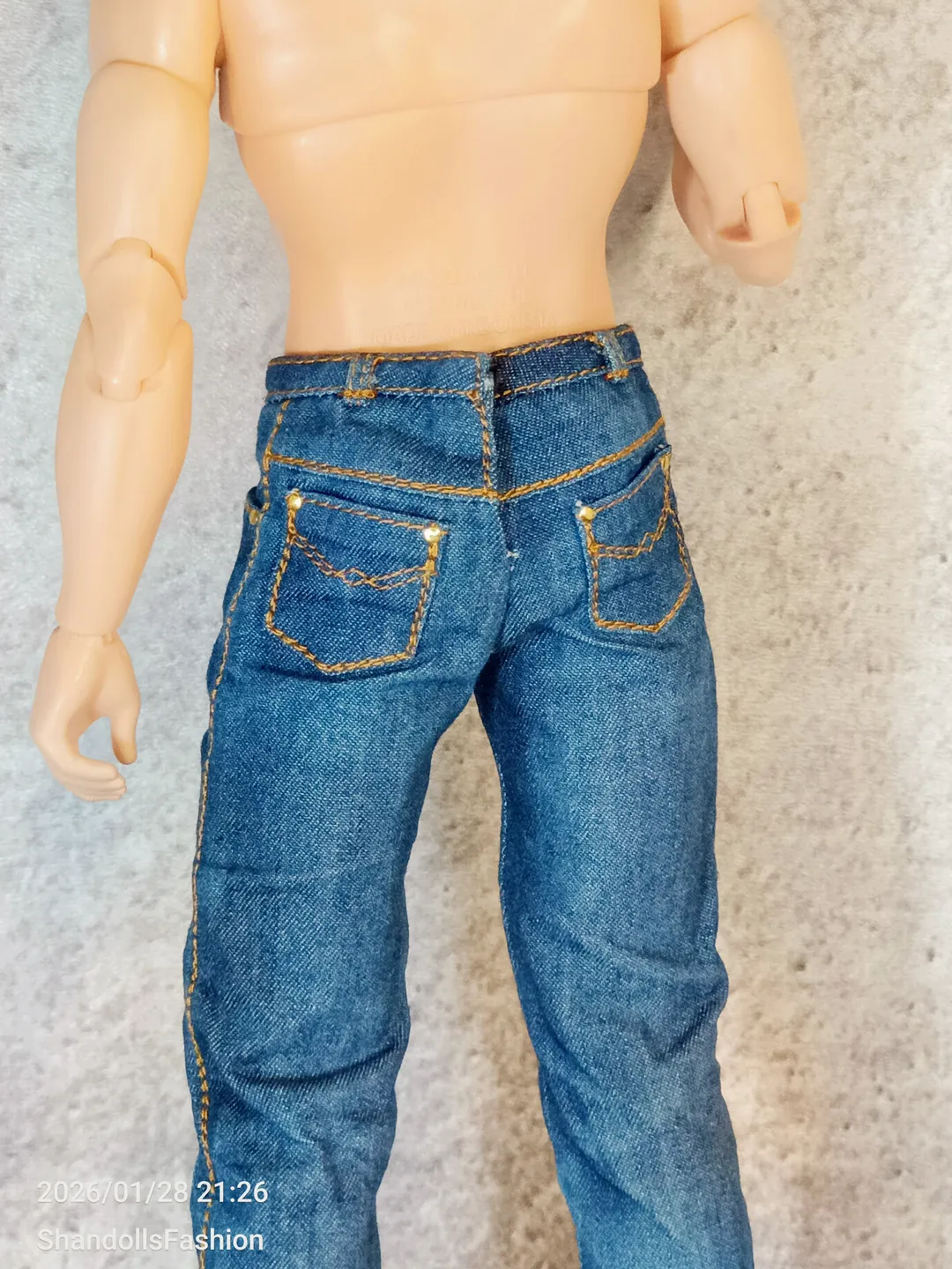 Midnight Denim Casual Set for Athletic Ken Doll