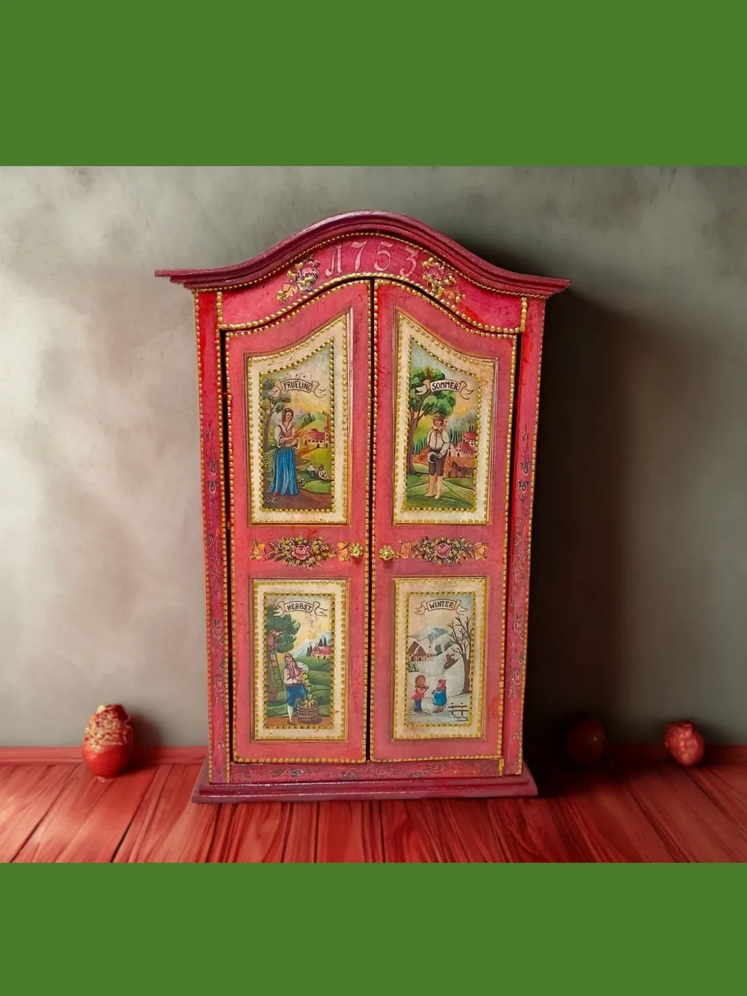 Wardrobe for dolls. Dollhouse miniature. 1:12. Wardrobe for dollhouse. Handmade.