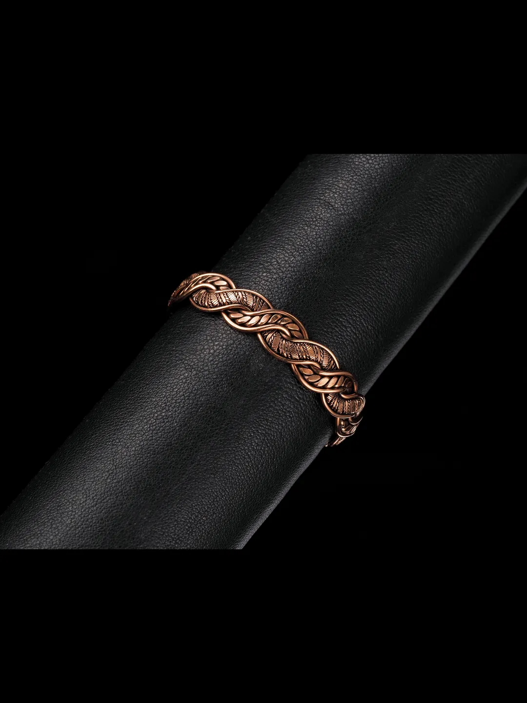 Woven copper wire bracelet Antique style handcrafted copper jewelry Unique gift