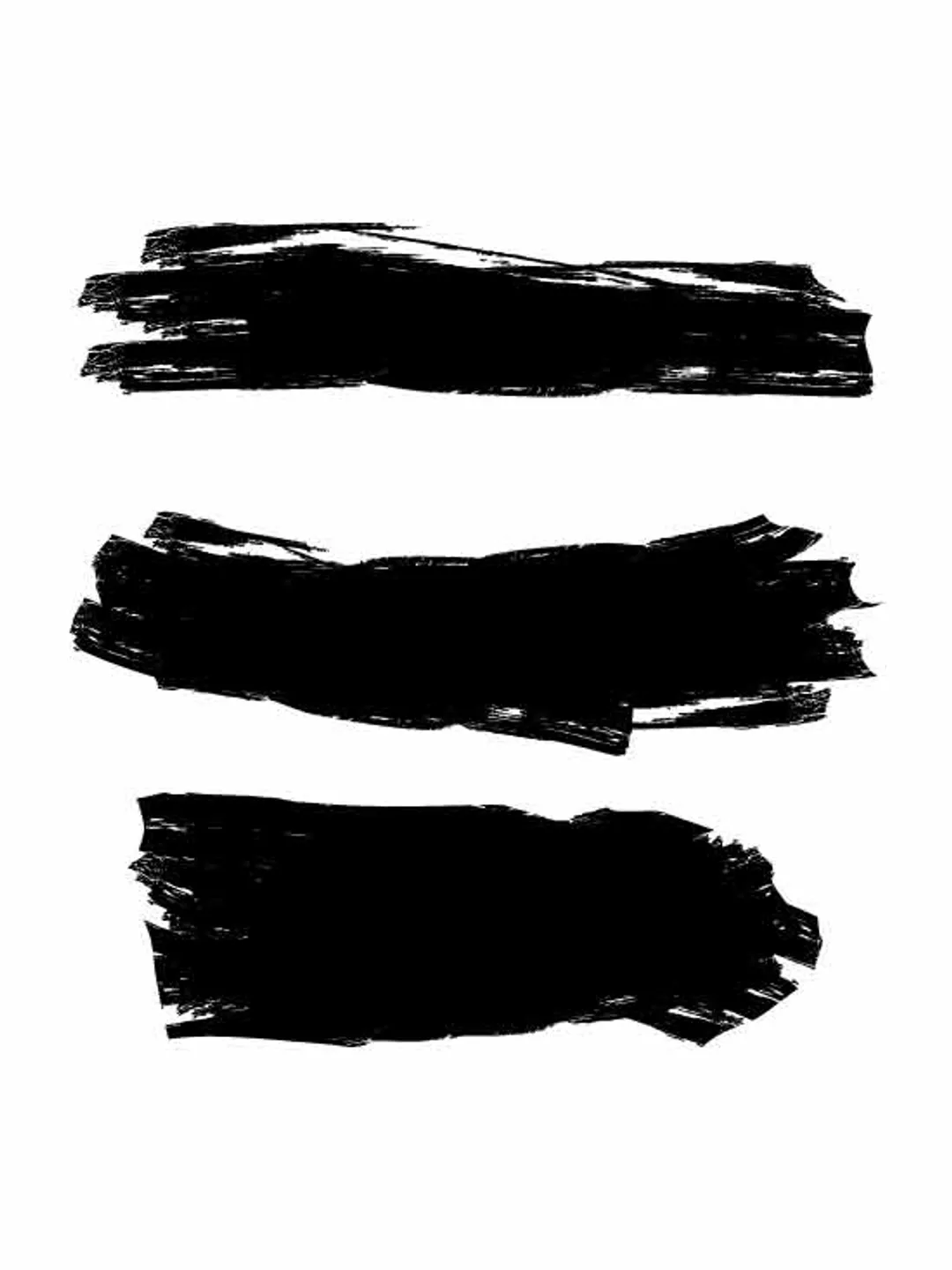 Grunge Brush Strokes / Black Ink Textures / Distressed Vector Strokes / Hand Painted Borders / Artistic Paint Brushes / Urban Design Elements / Ink Splatter Banners / eps 10