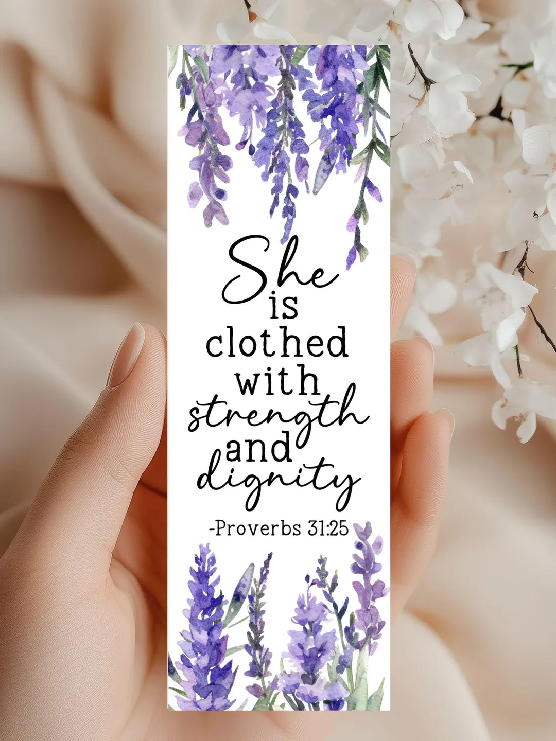Scripture Text For Bookmarks Bible Verse Bookmark PNG Bundle: Christian Scripture, Floral Design ...
