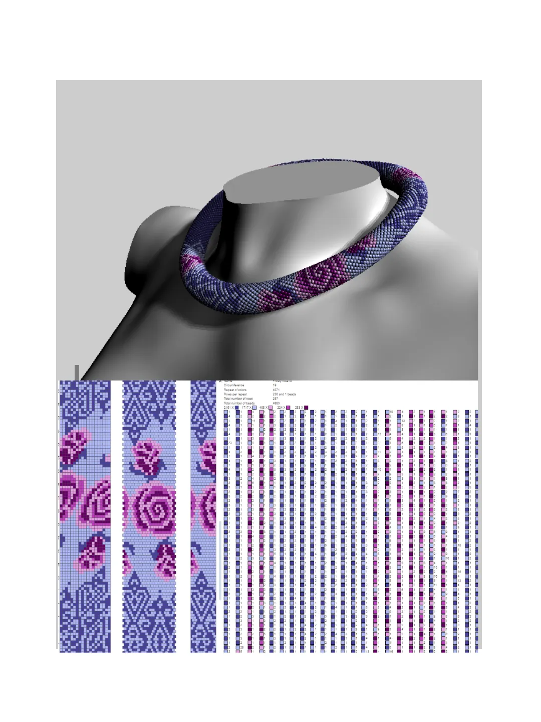 PDF Bead Crochet Pattern bead crochet