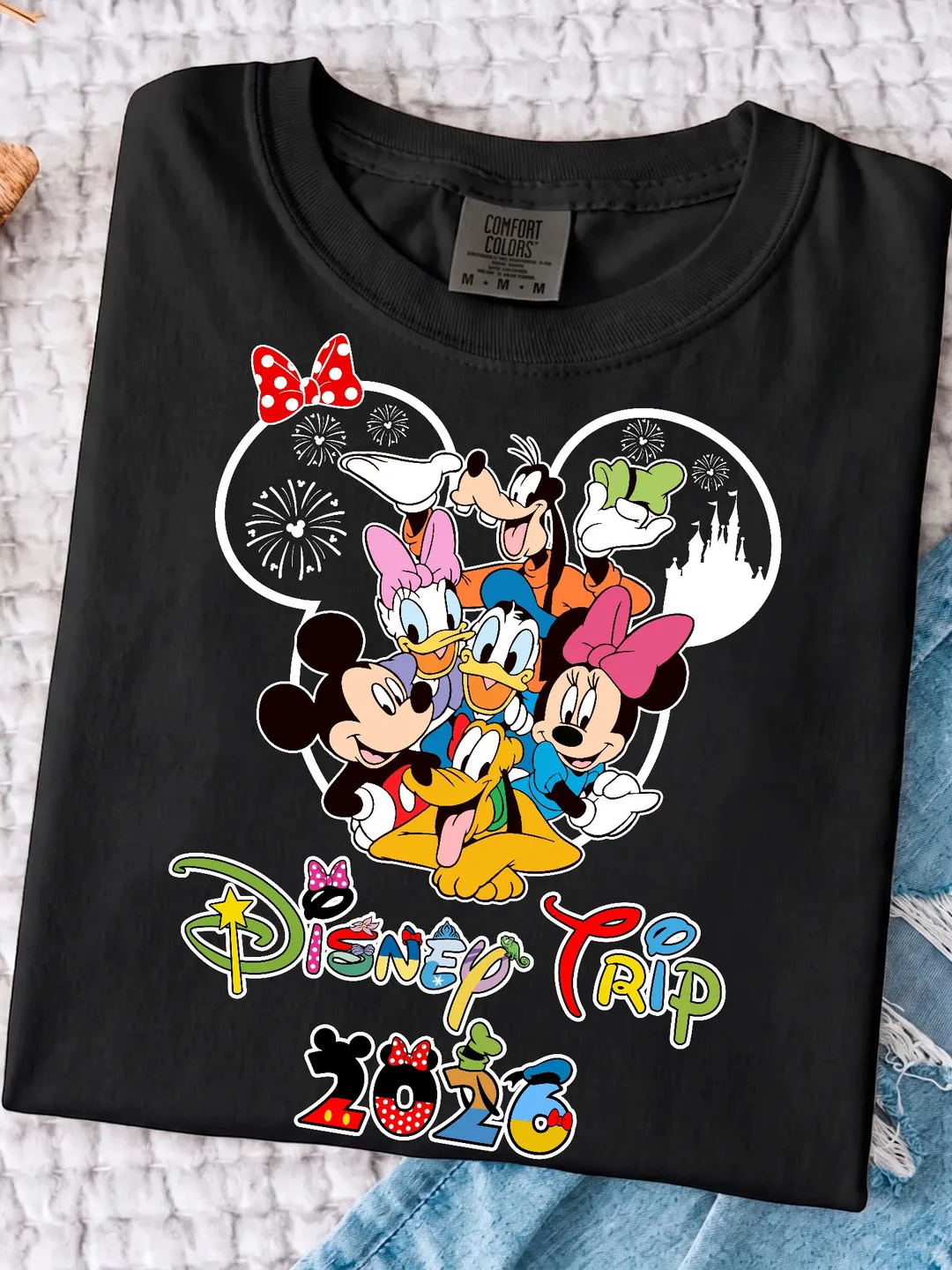 Disney Trip 2026 PNG Digital Download, Mickey And Friends Family