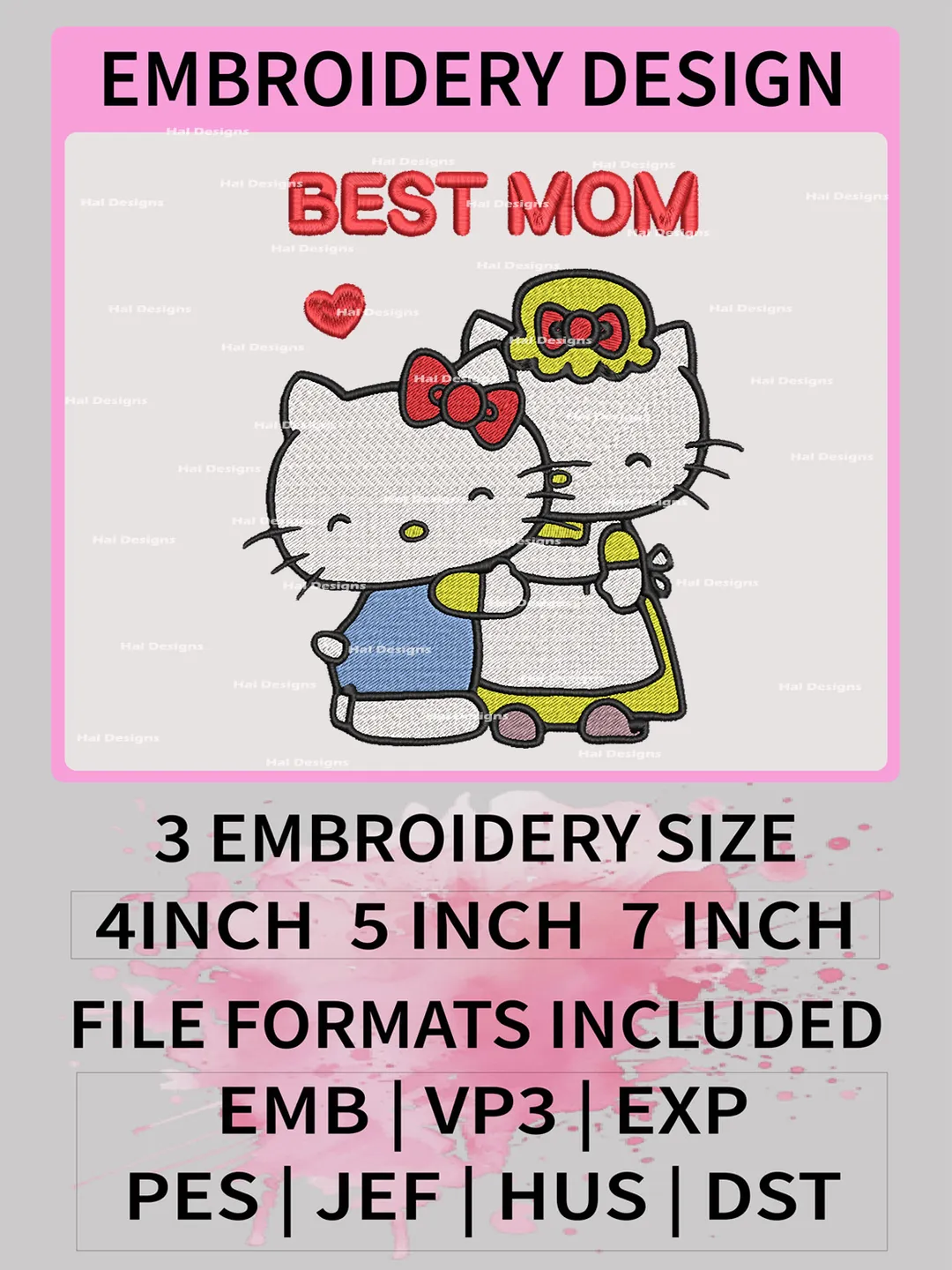 Best Mom Embroidery Designs, Mother's Day Machine Embroidery Design, Embroidery Design,Embroidery Machin
