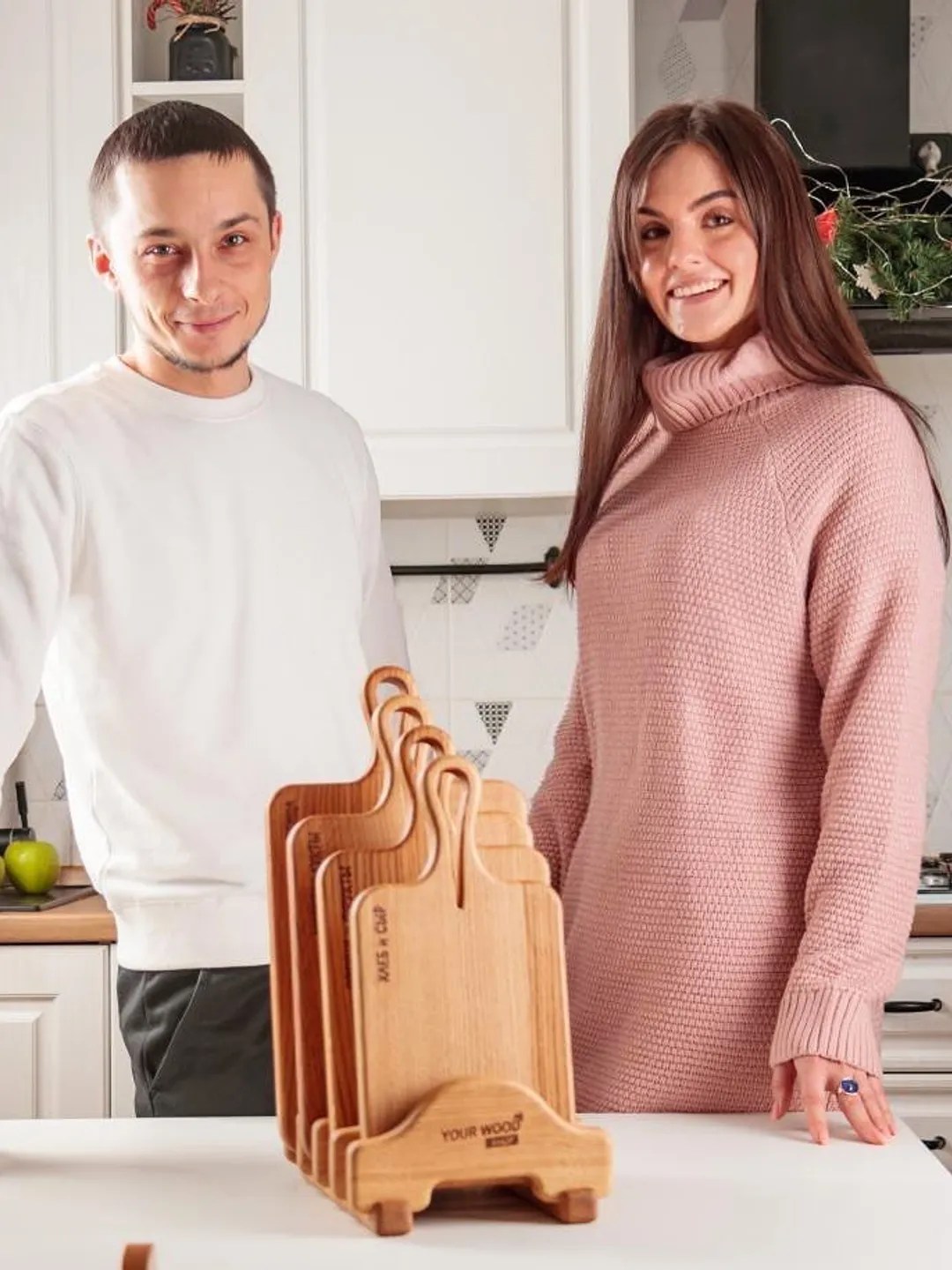 A set of cutting boards